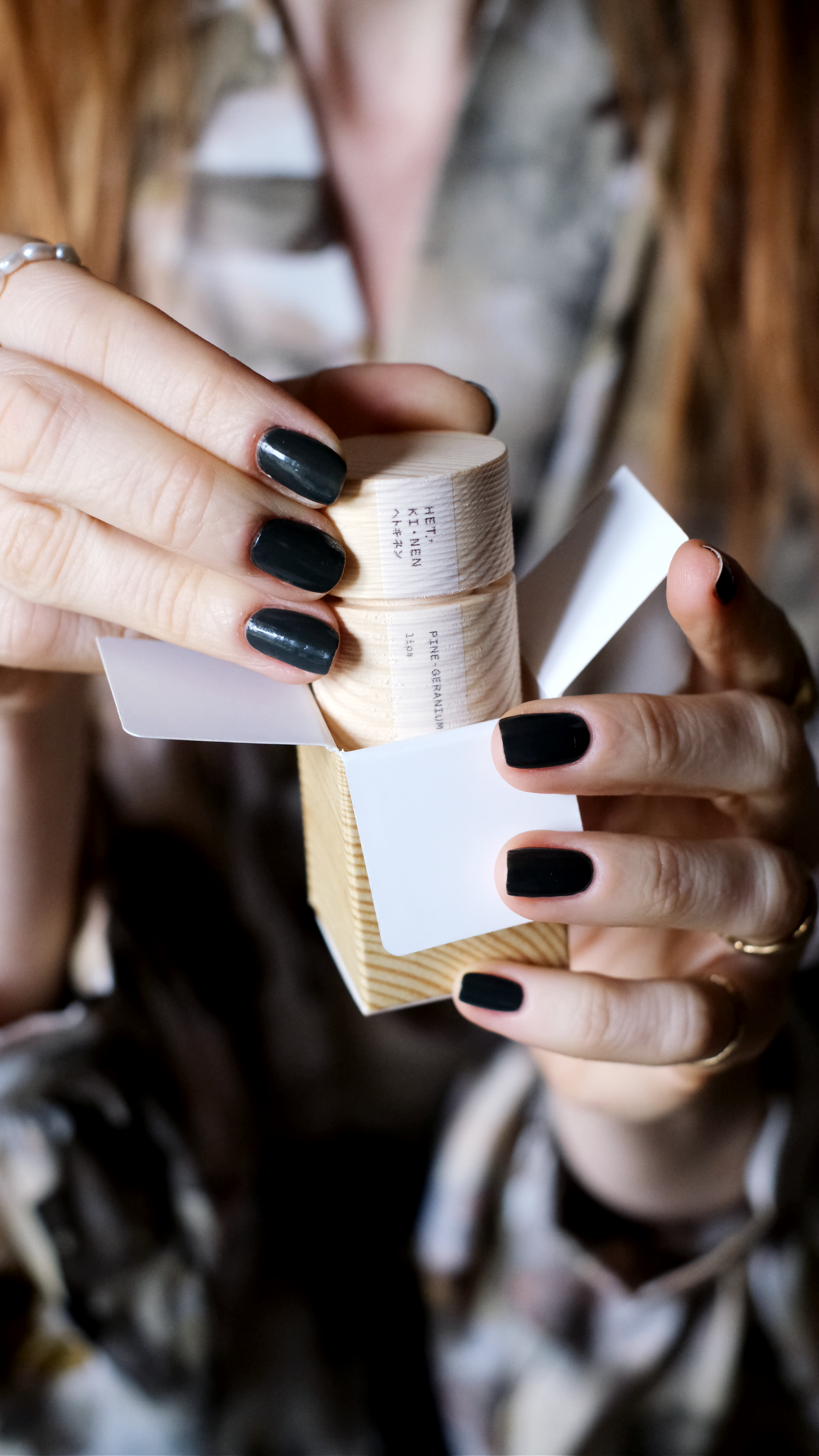 Red pine-geranium lip balm