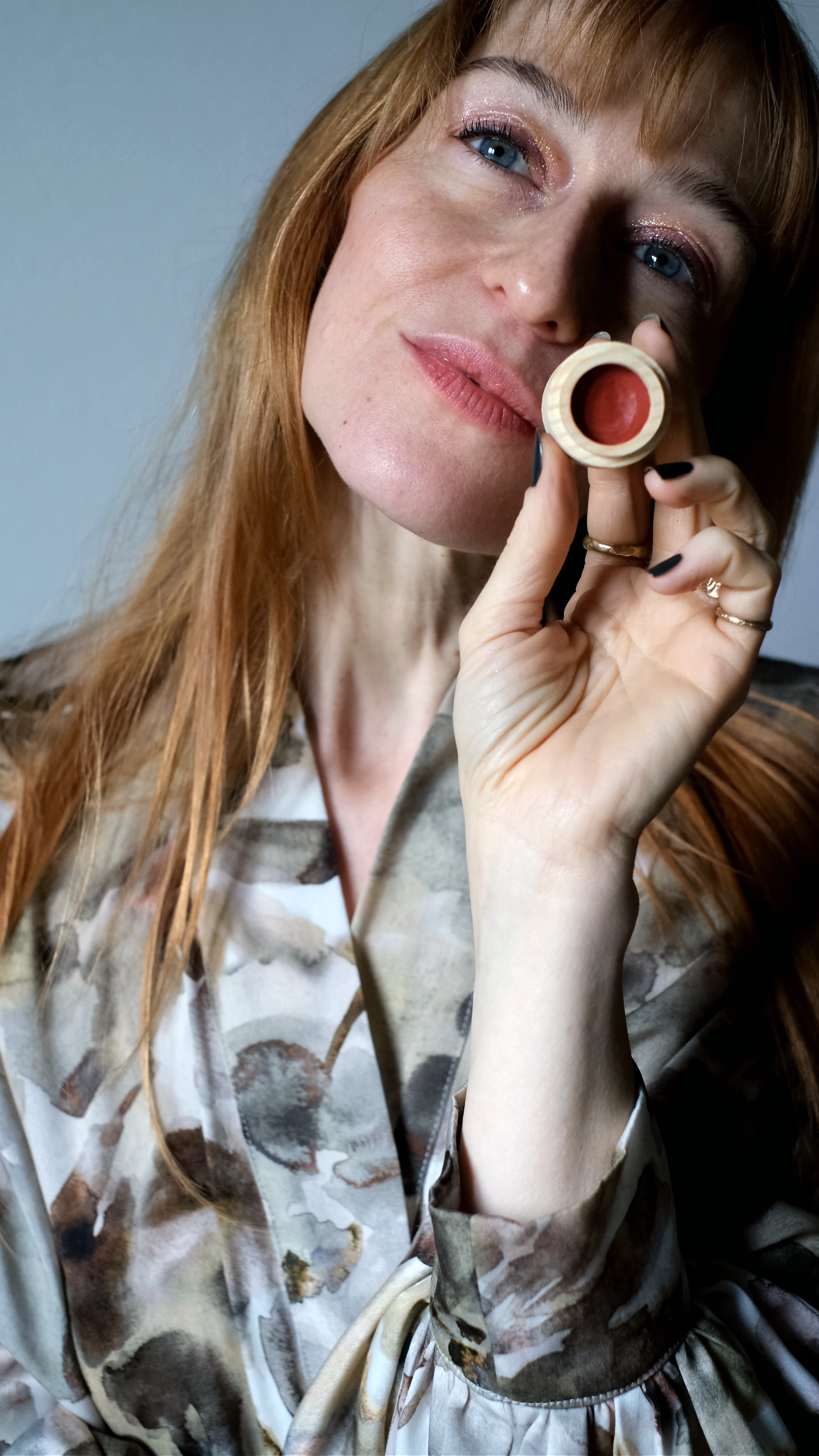 Red pine-geranium lip balm