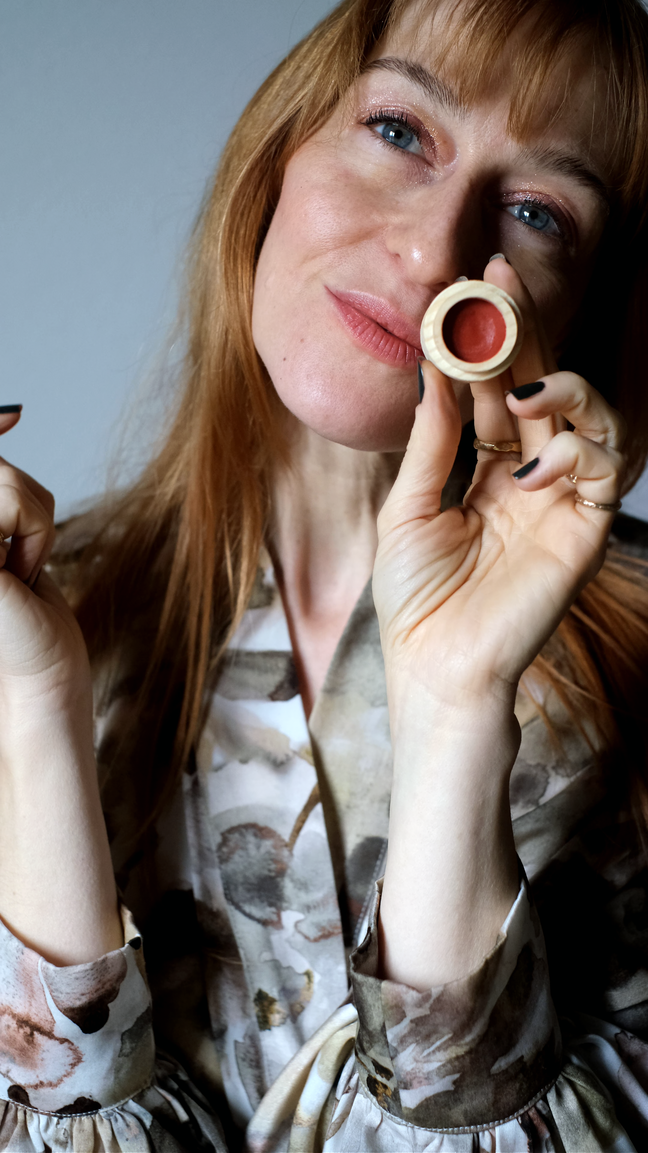 Red pine-geranium lip balm