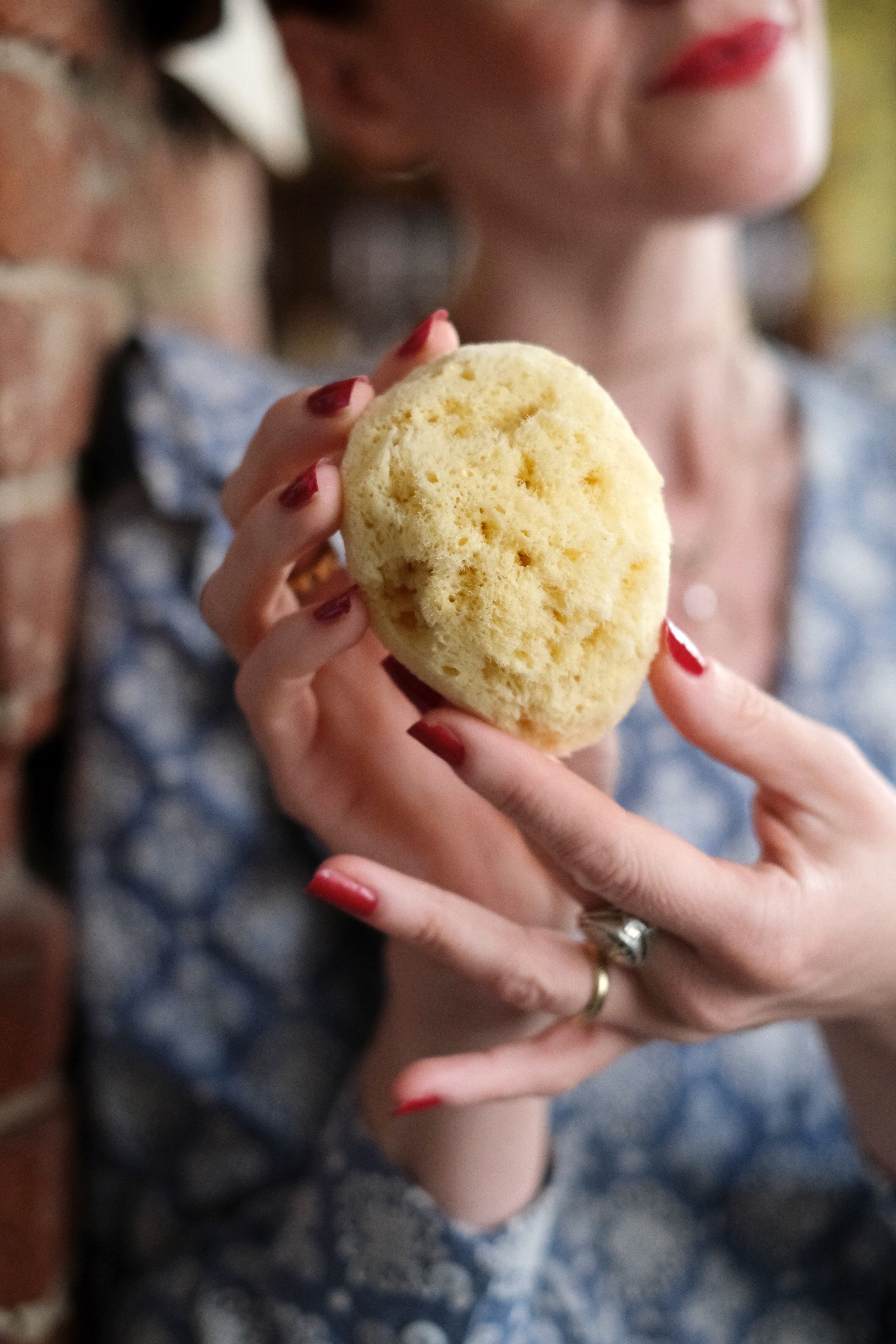 Spugna viso Fine Dama Sbiancata