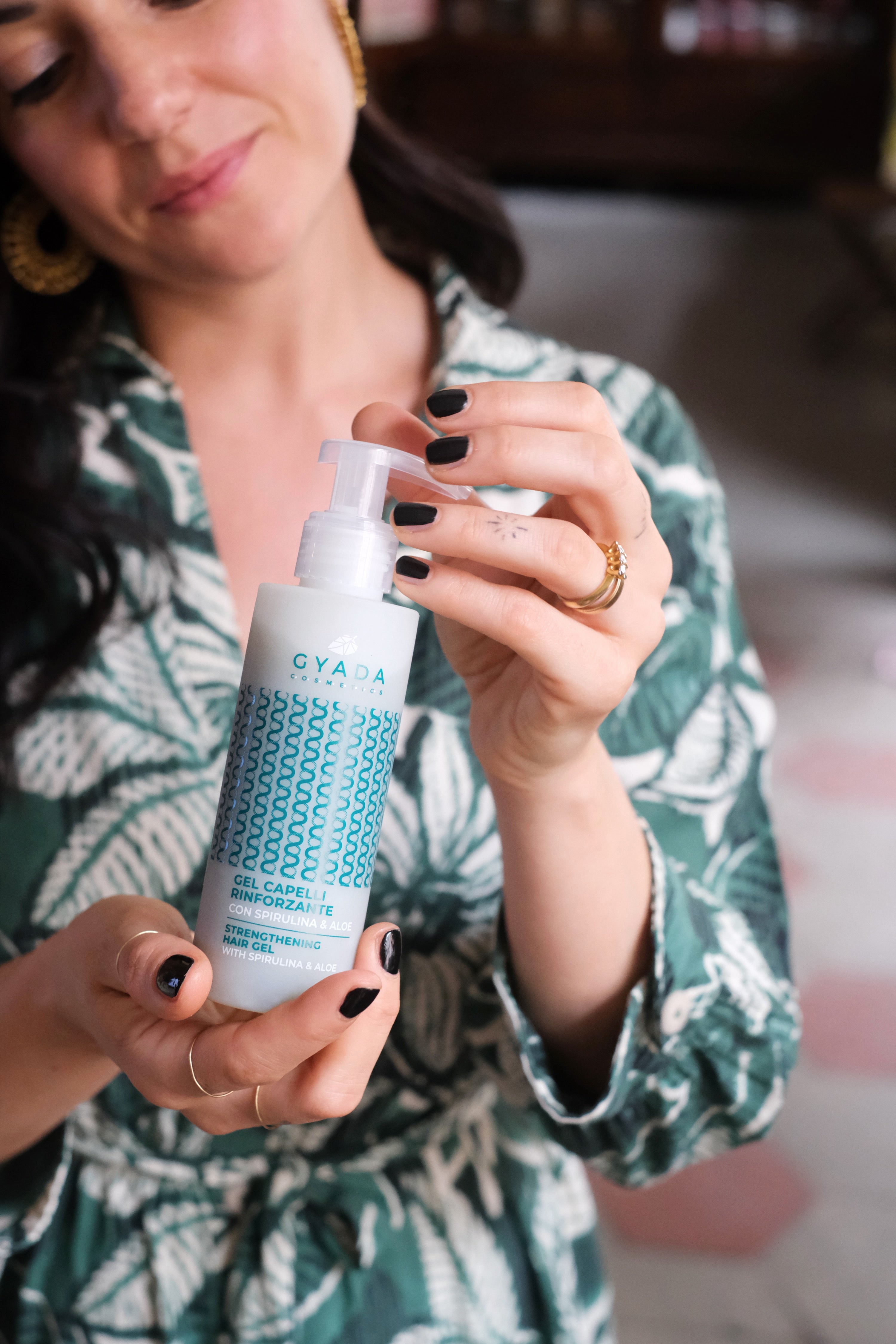 Gel Capelli Rinforzante Con Spirulina & Aloe