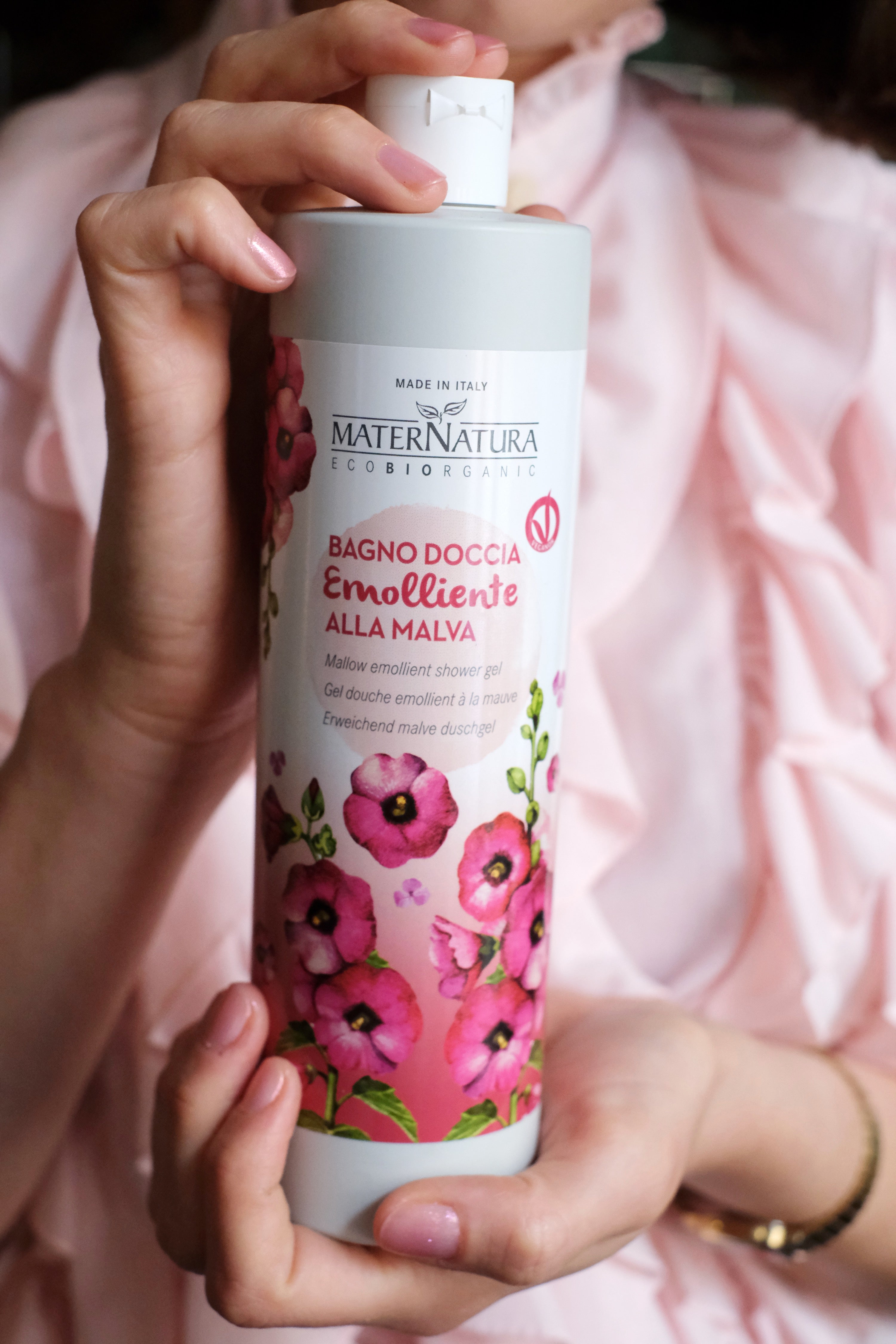 Bagno doccia delicato alla Malva