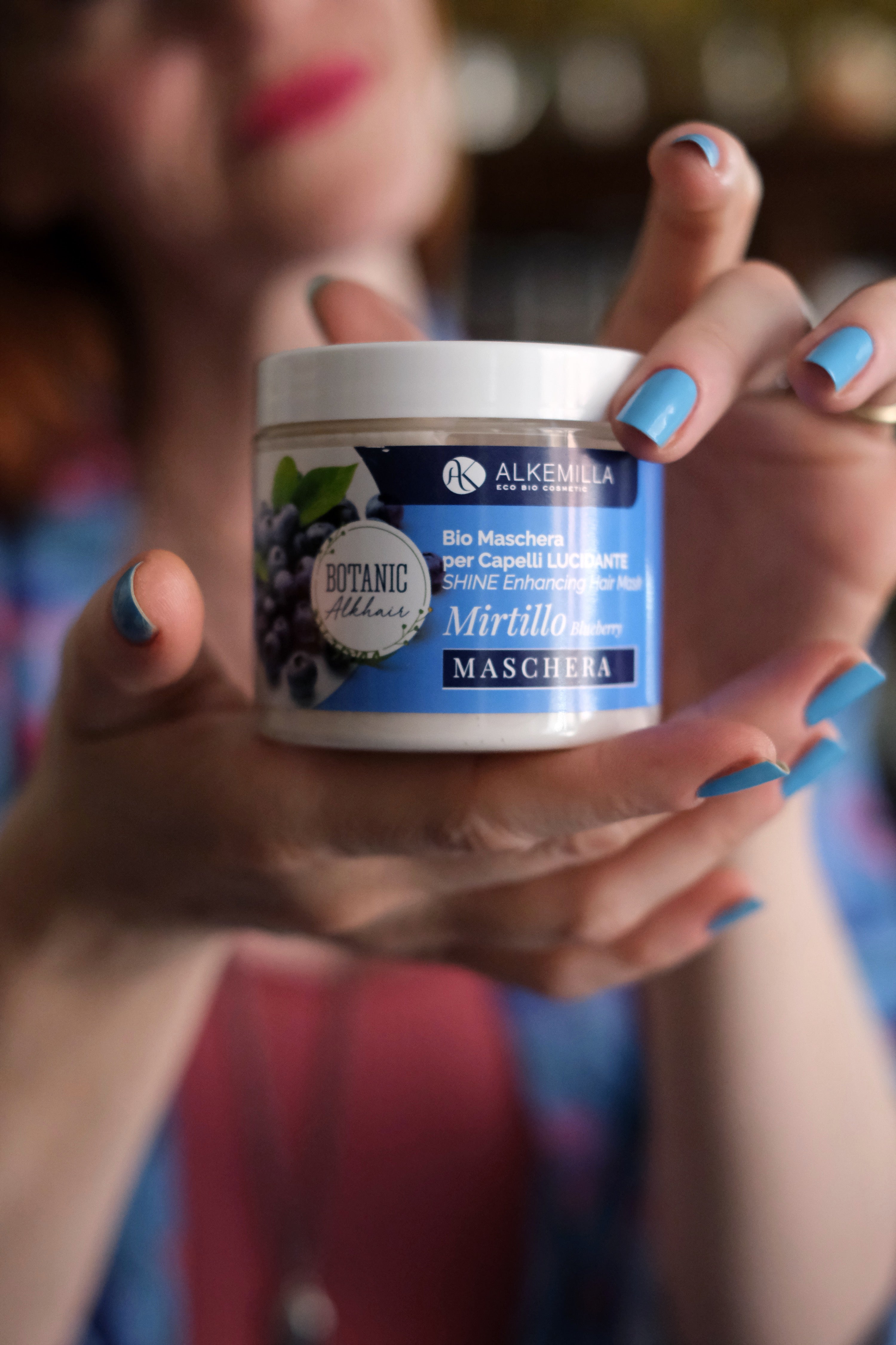 Maschera capelli Lucidante al Mirtillo