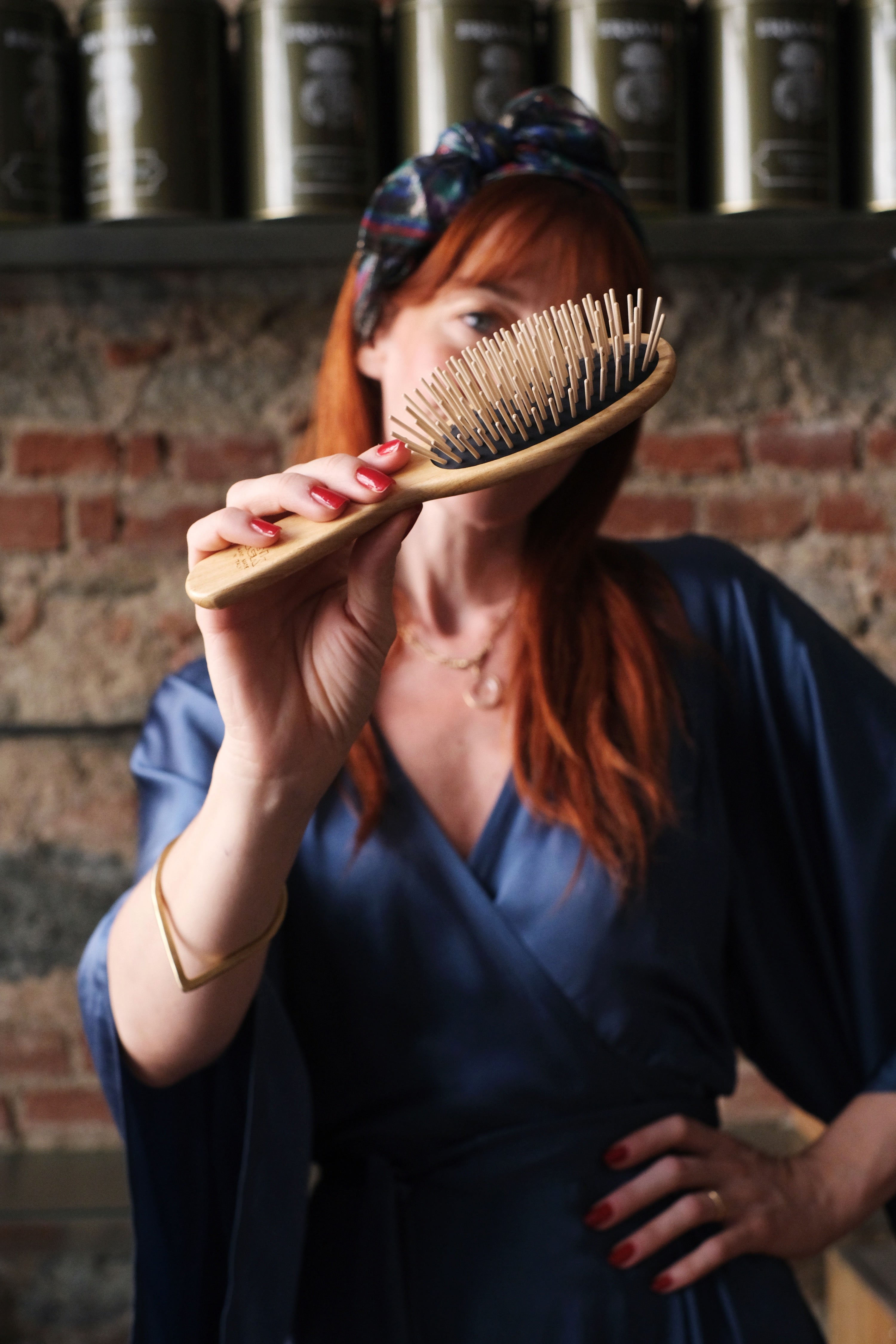 Spazzola Ovale grande con dente Lungo