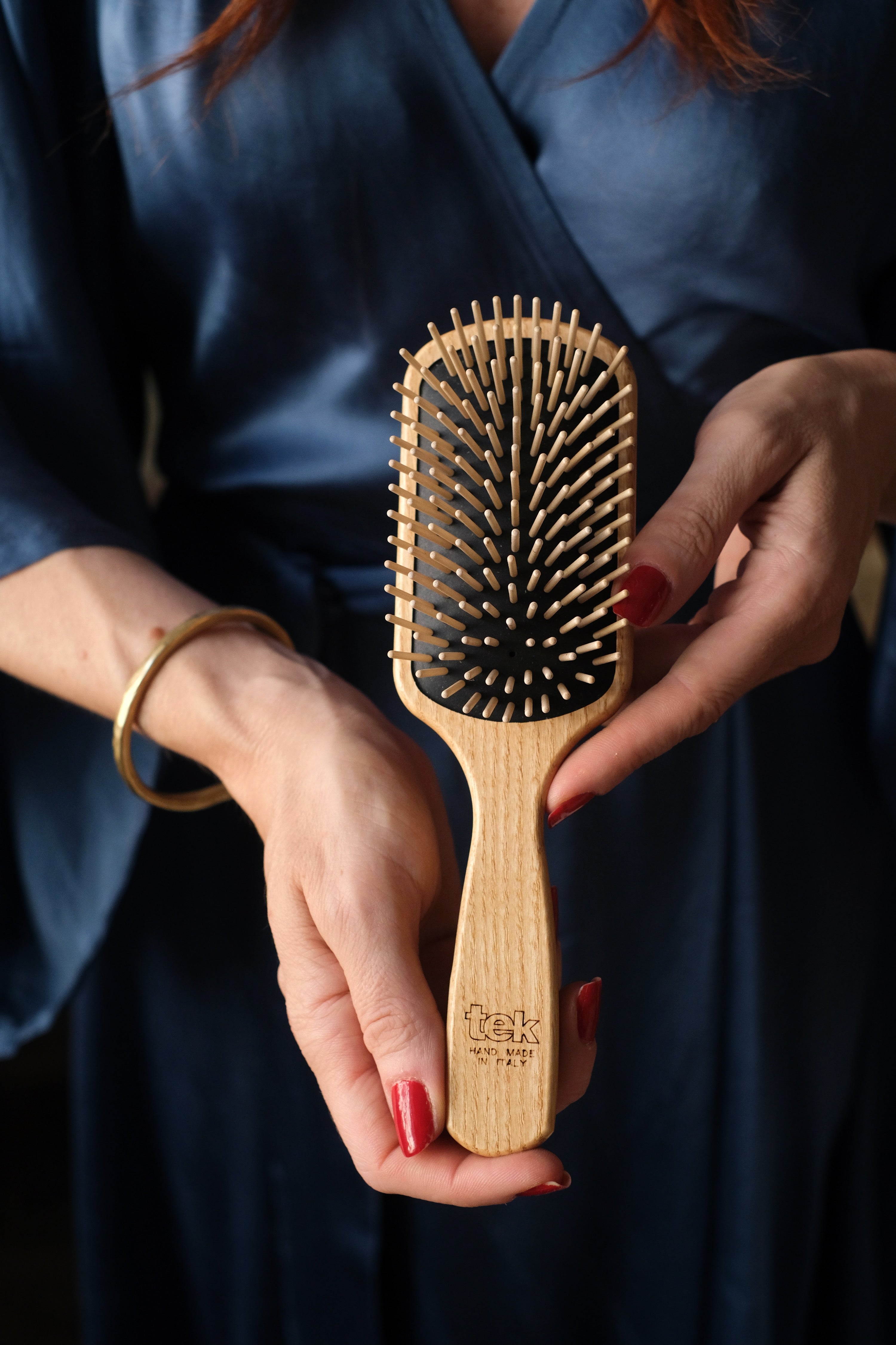 Spazzola Rettangolare grande con dente lungo