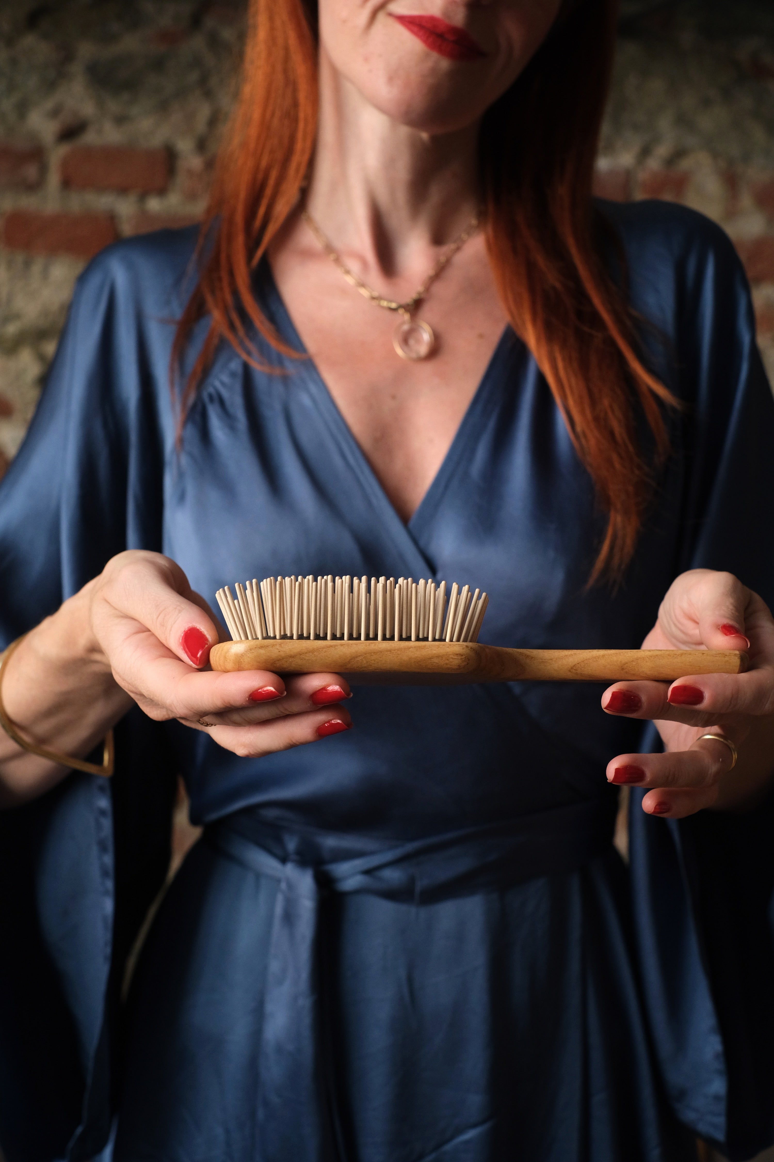 Spazzola Rettangolare grande con dente lungo