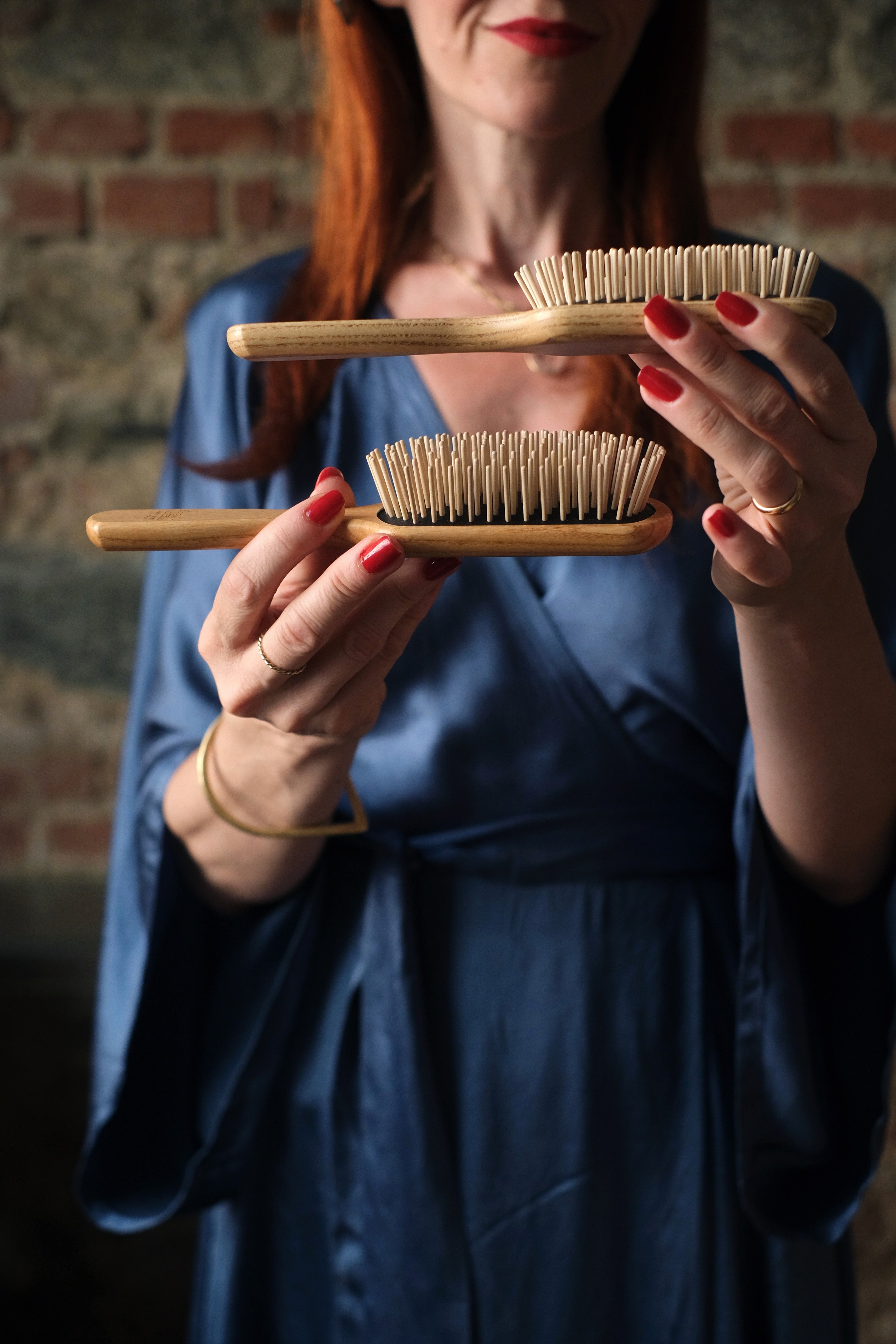 Spazzola Rettangolare grande con dente lungo