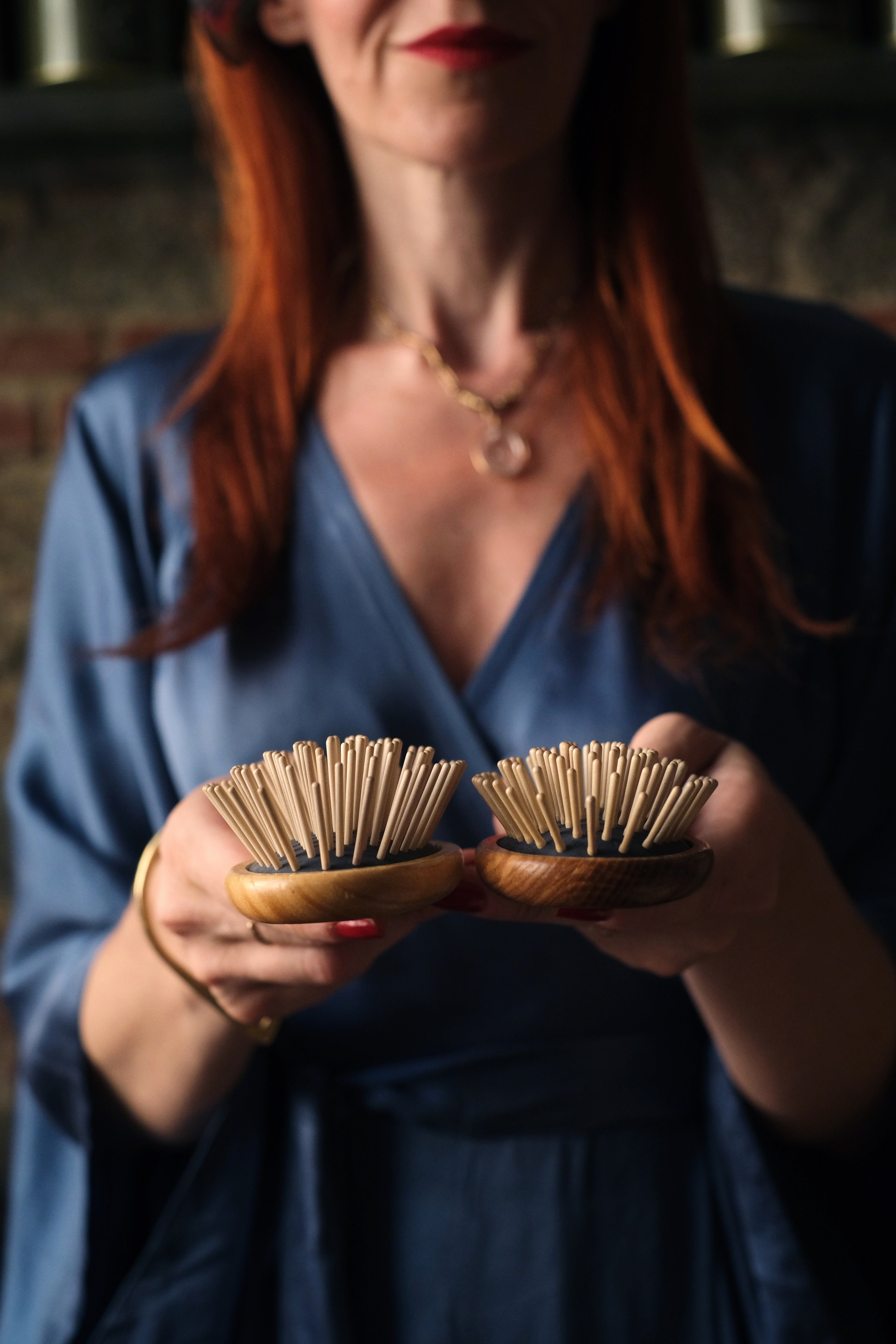 Spazzola Ovale grande con dente corto