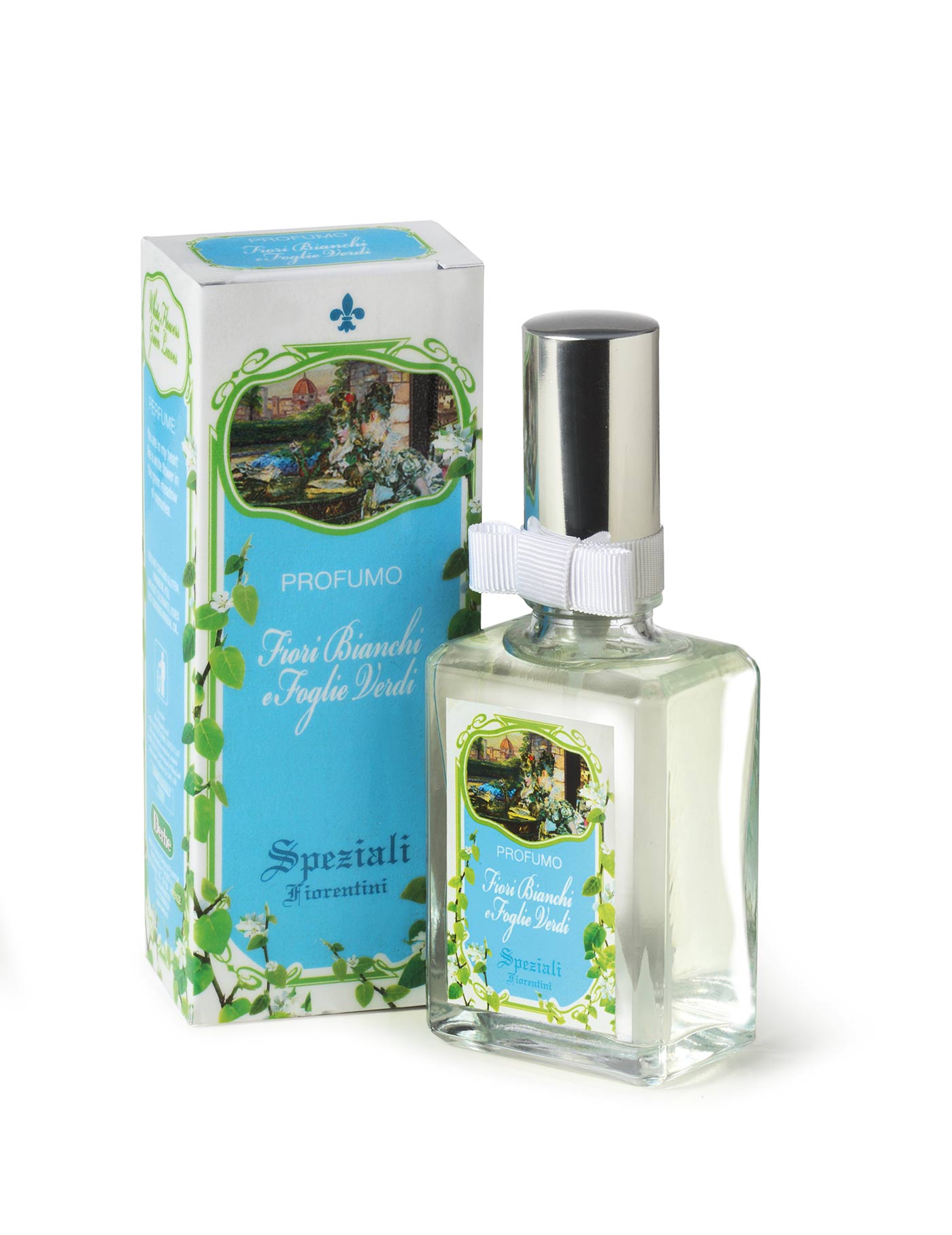 Fiori Bianchi e Foglie verdi