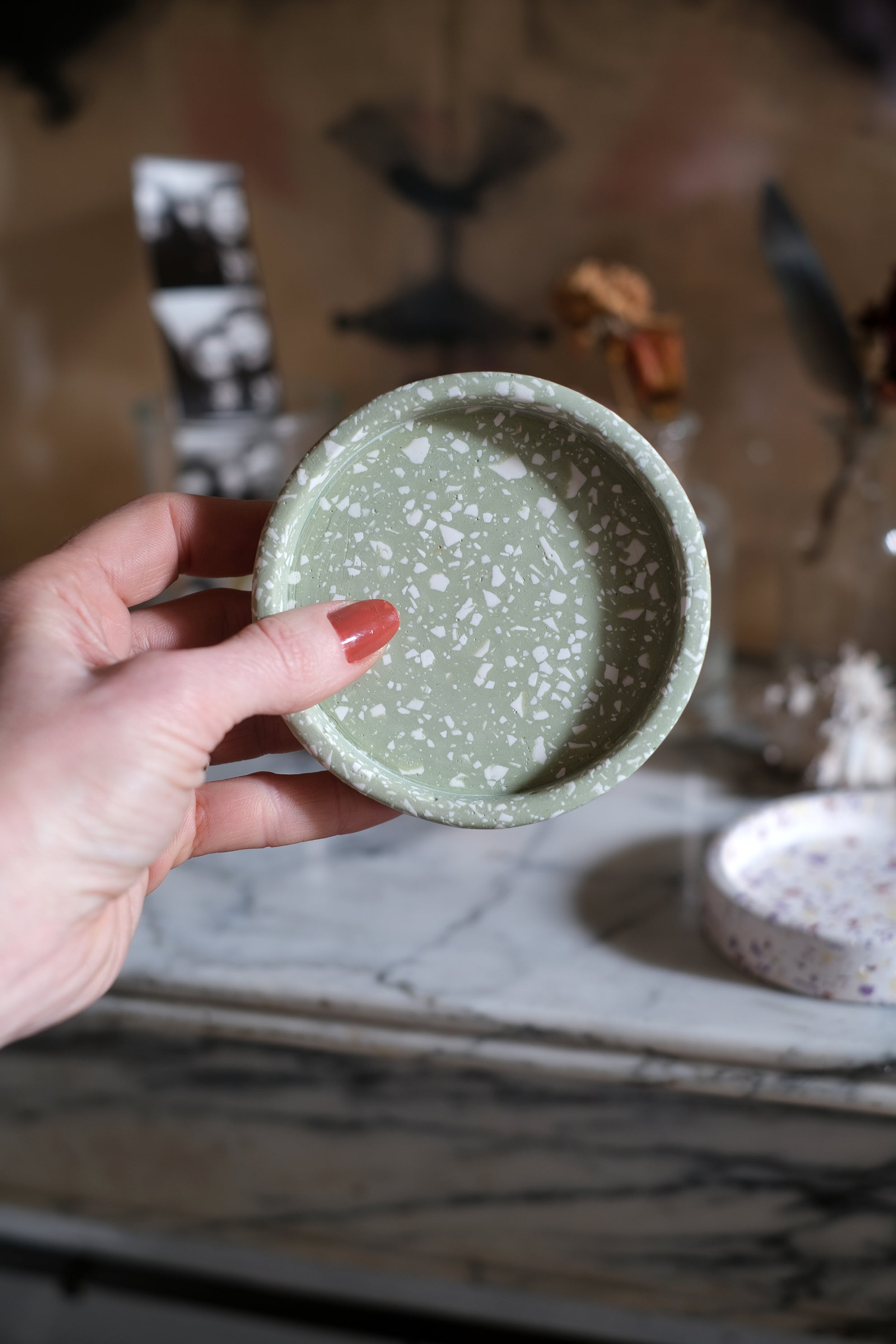 Piattino Salvia Bianca