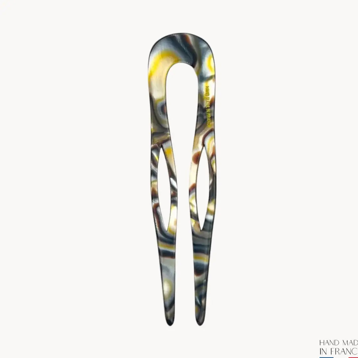 Fermaglio per chignon onice 8,5 cm