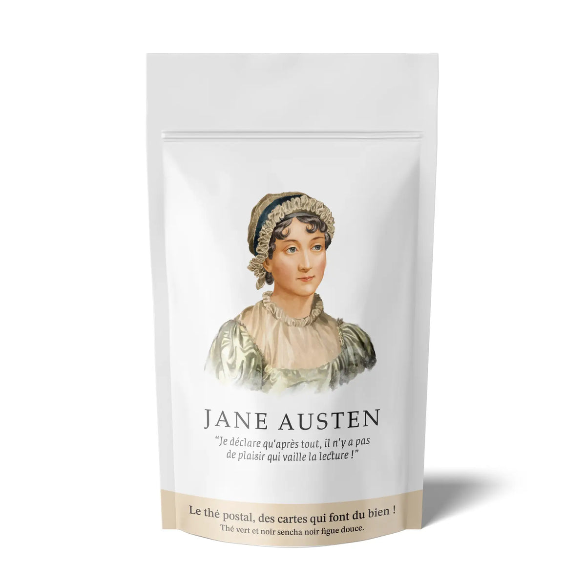 Busta di tè postale Jane Austen