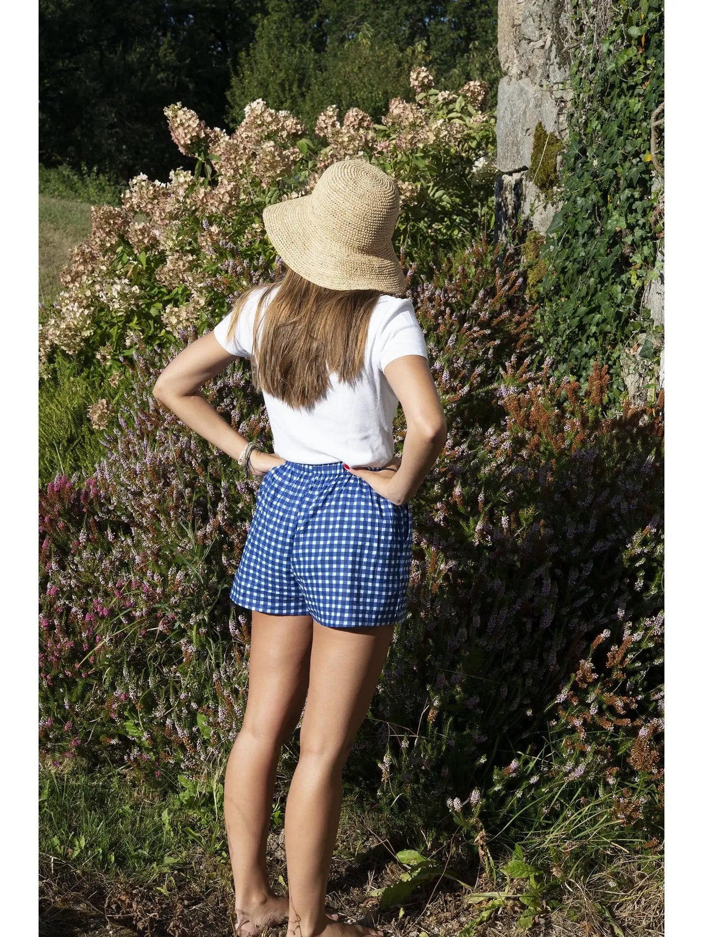 Pigiama Hortense Vichy blu