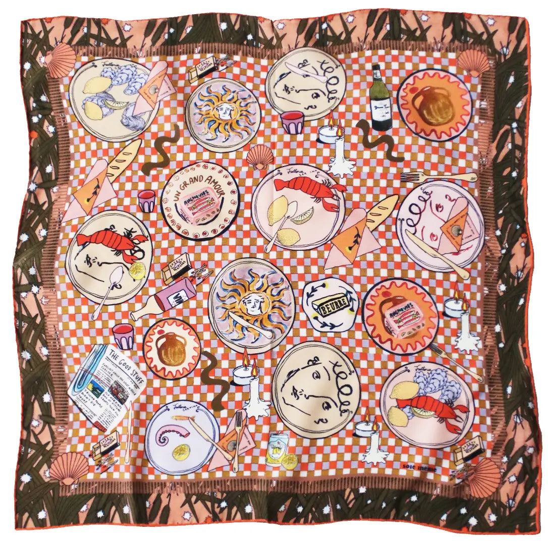 Foulard Bandana Le Marais pura seta