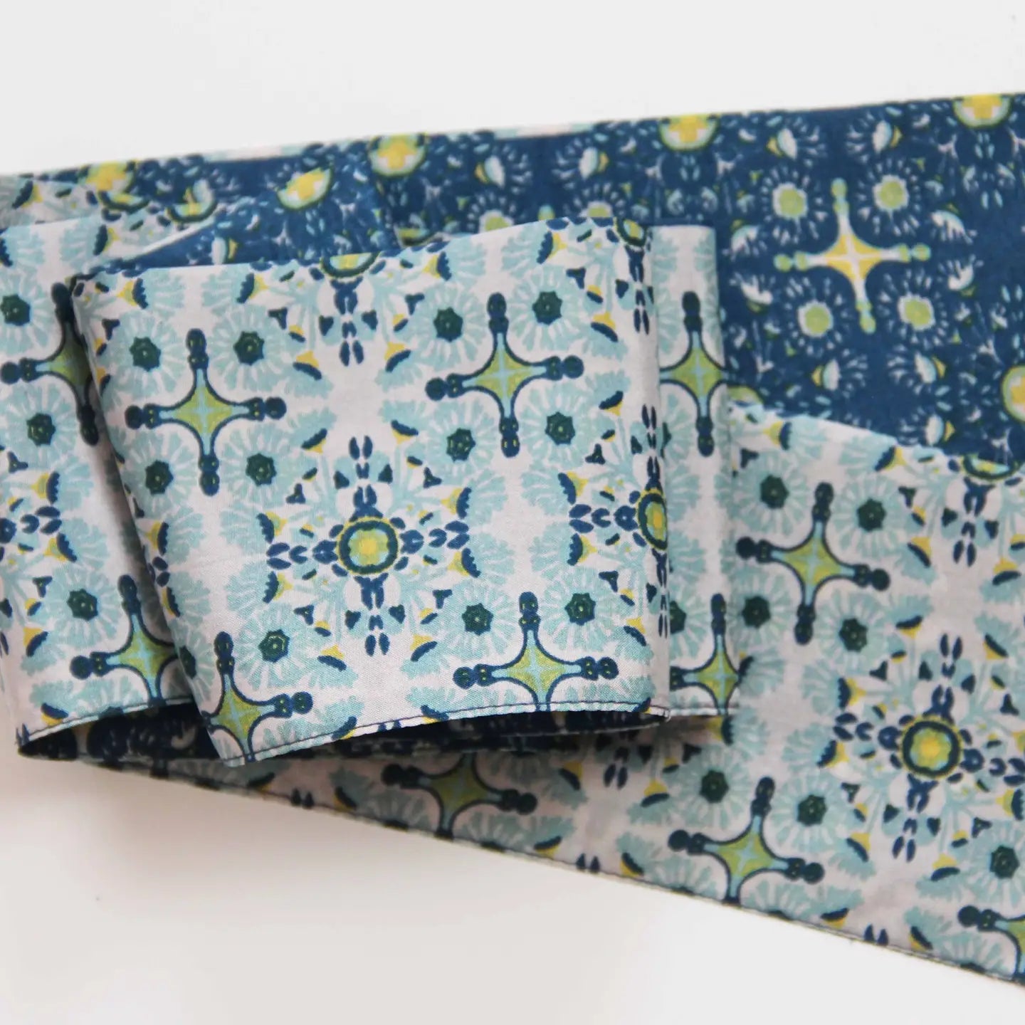 Twilly fascia, cintura Casablanca blu giallo