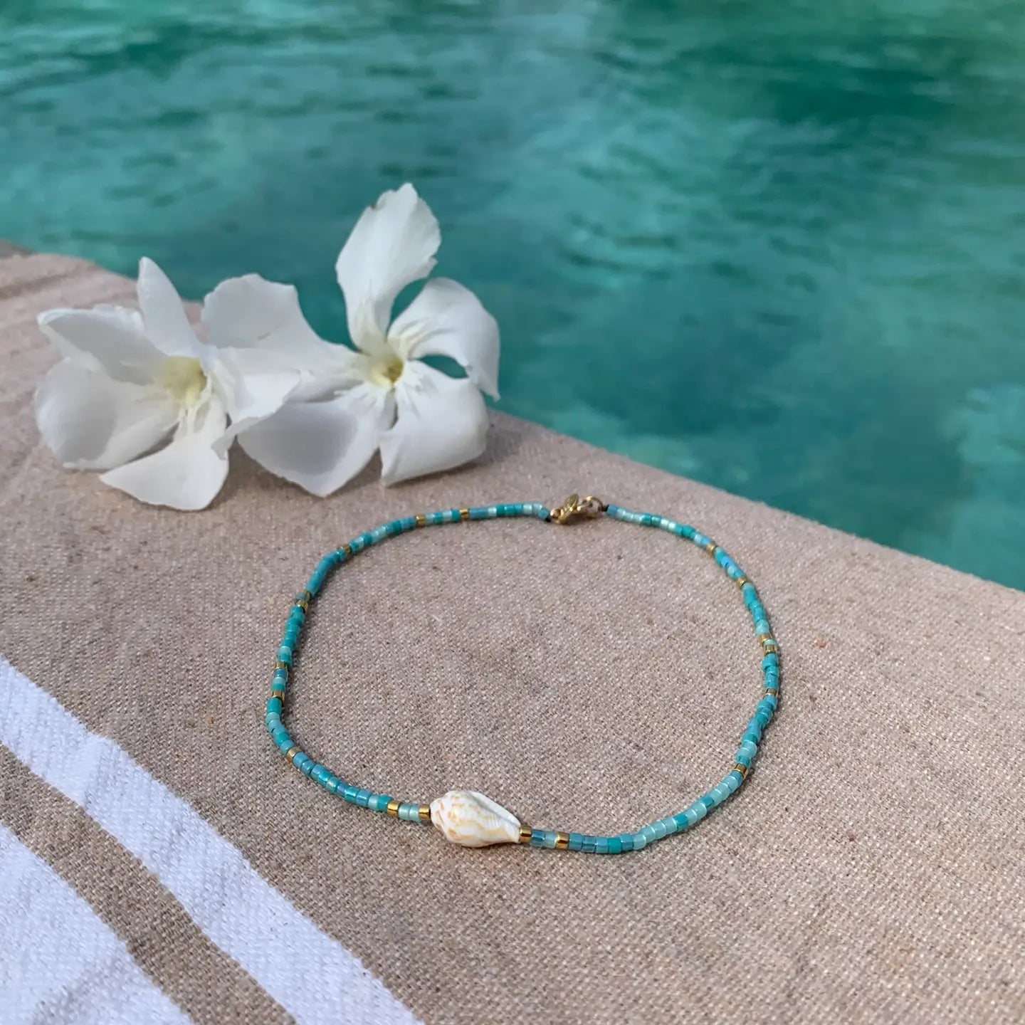 Cavigliera Côte d'Azur rocaille conchiglia