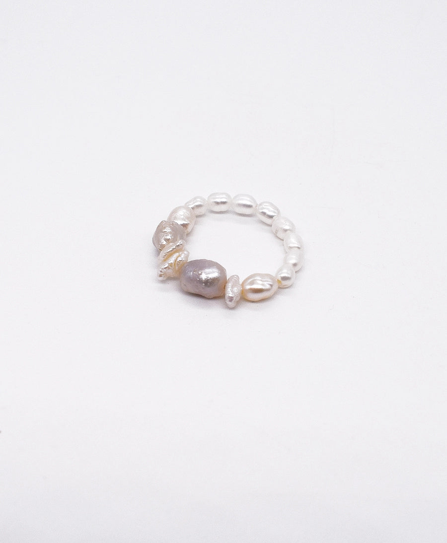 Anello Cara Perle miste
