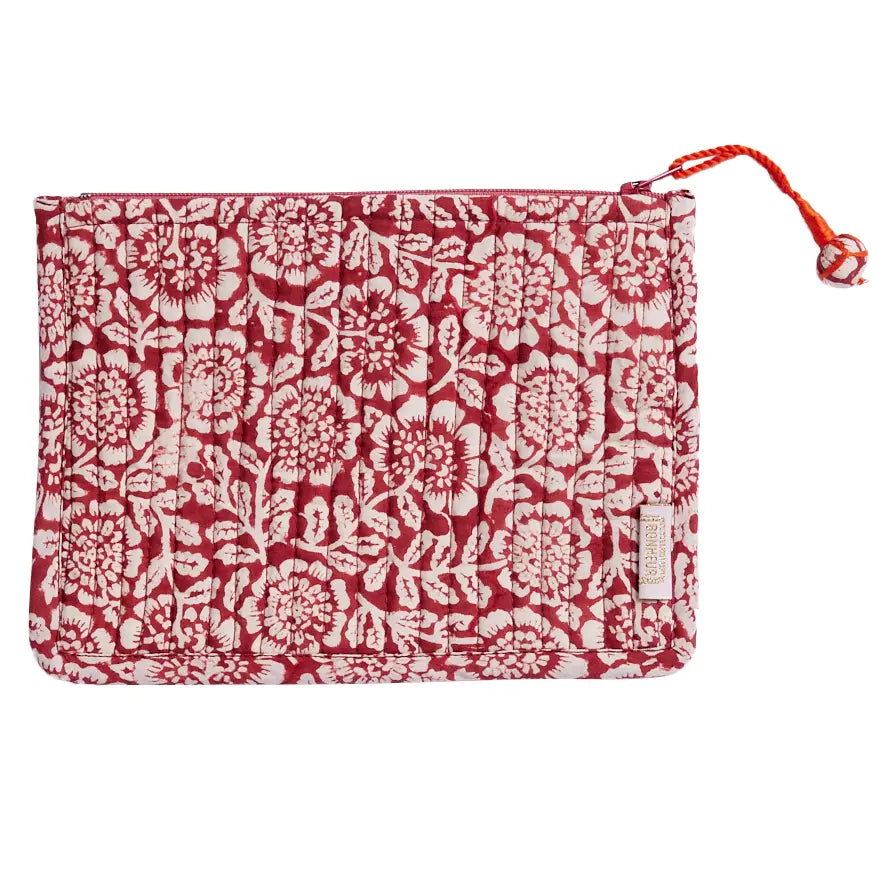 Mini pochette Kamala bordeaux
