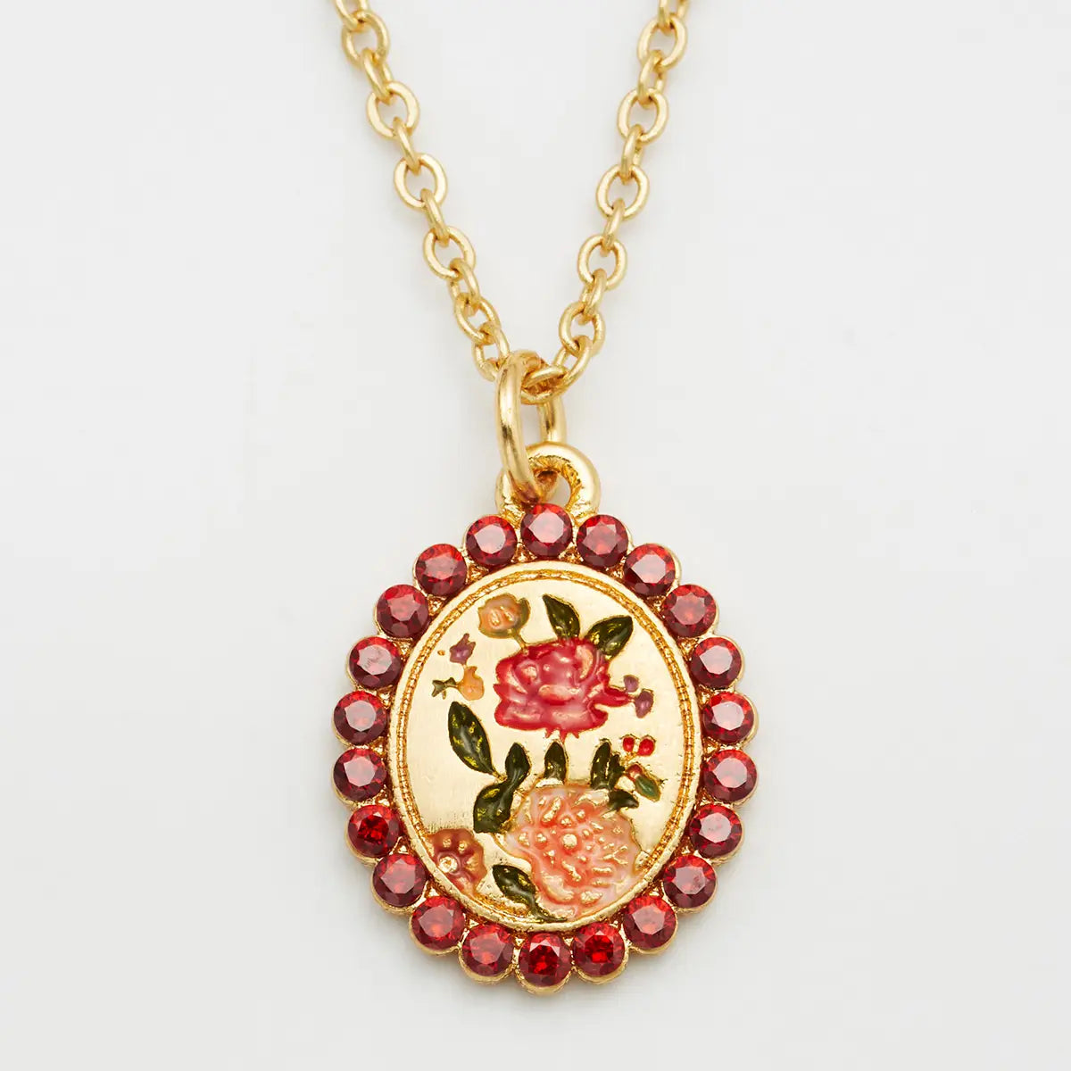 Collana cameo di fiori Eve