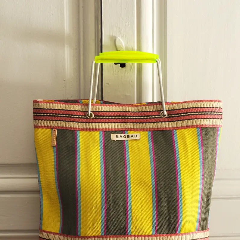 Borsa cabas gialla