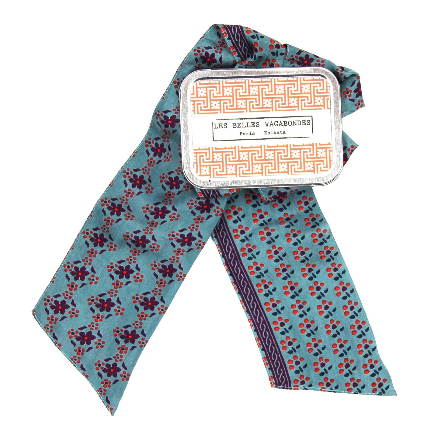 Twilly fascia, cintura Nicky azzurro prugna