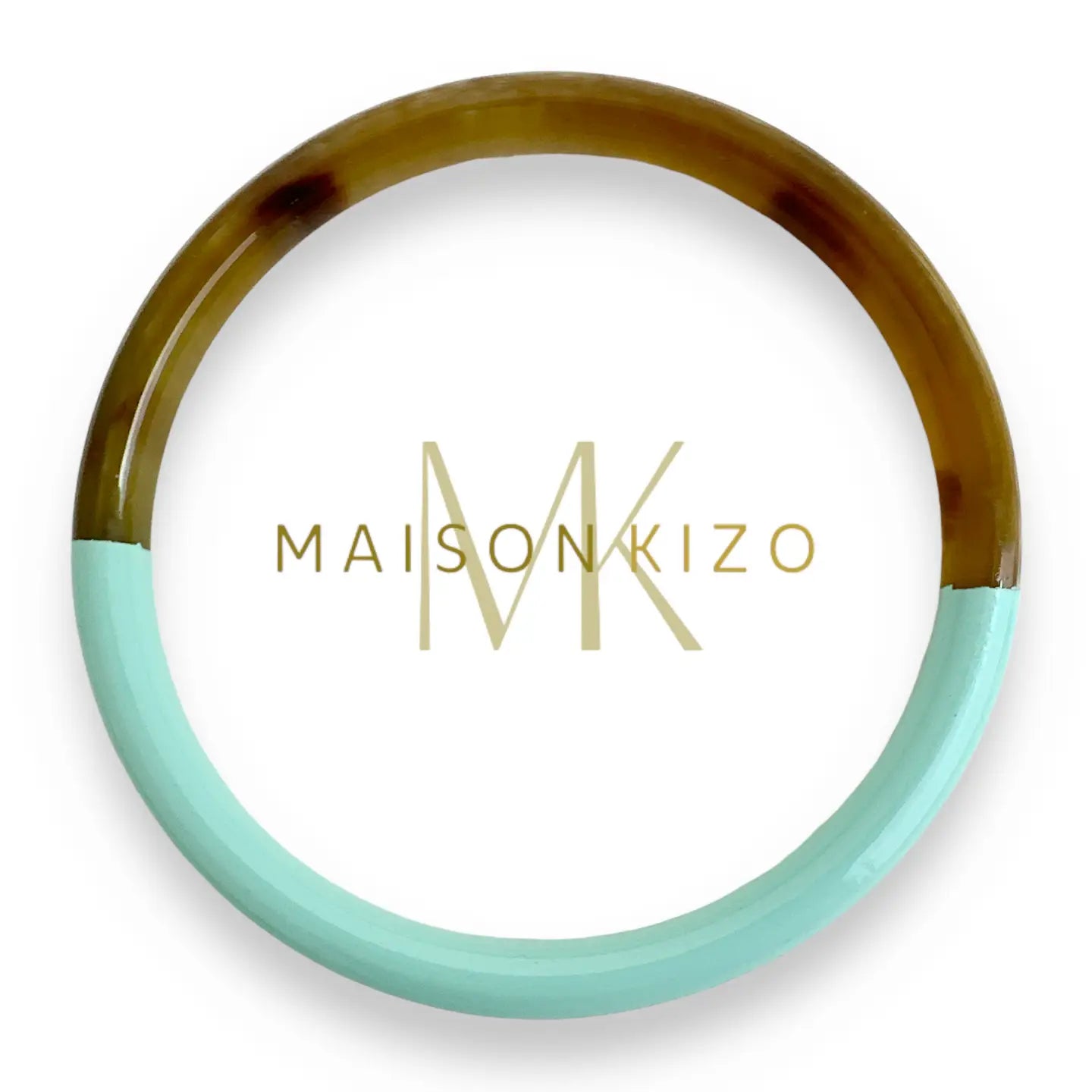 Bangle Double Verde acqua XL