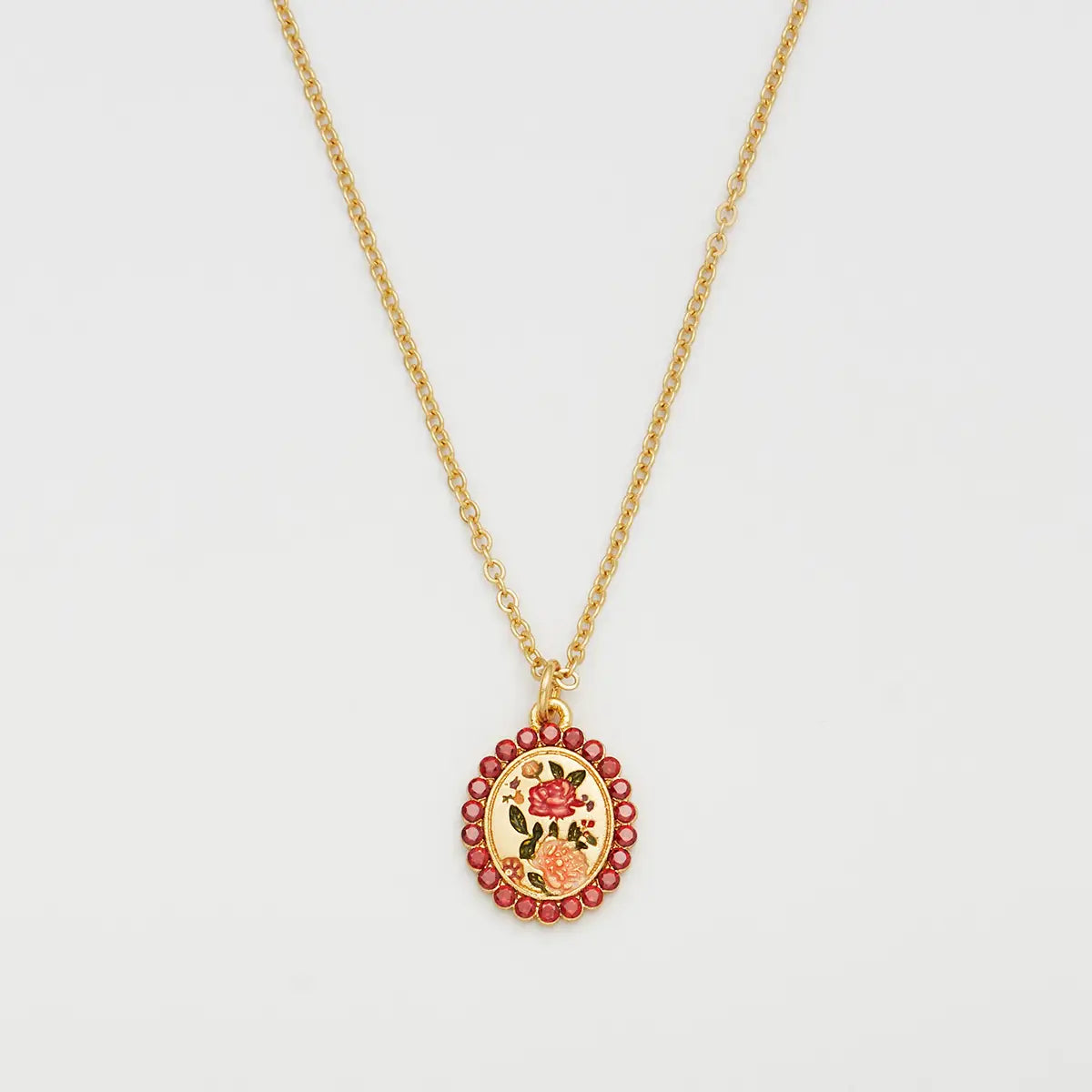 Collana cameo di fiori Eve