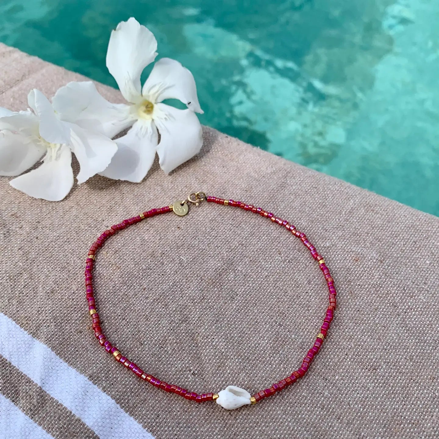 Cavigliera Côte d'Azur rocaille conchiglia