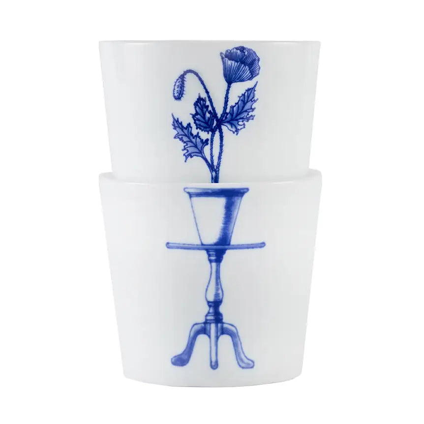 Preorder 5 Settembre Tazze impilabili Bonsai - Papavero