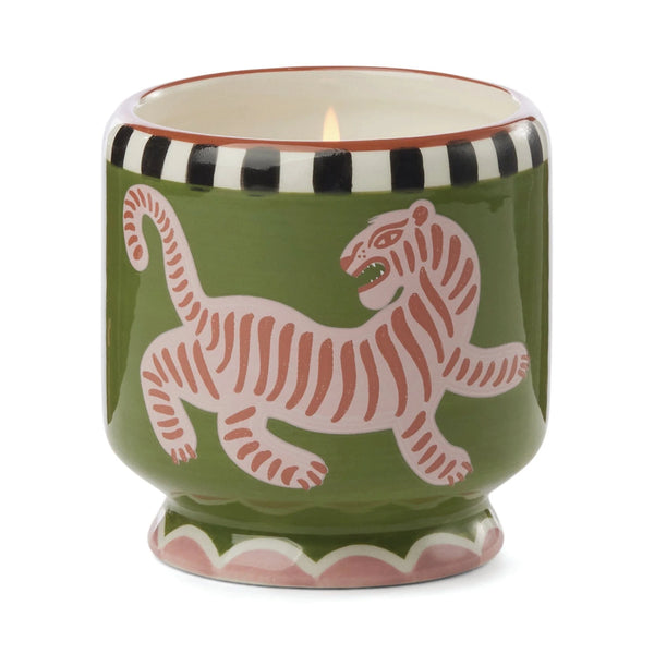 Candela  "Tiger" Ceramica - Black Cedar & Fig