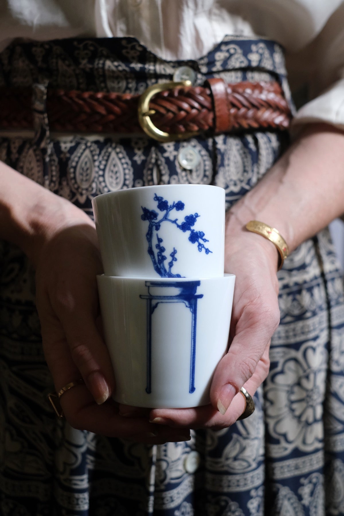 Preorder 5 Settembre Tazze impilabili Bonsai - Fiore di Prugno