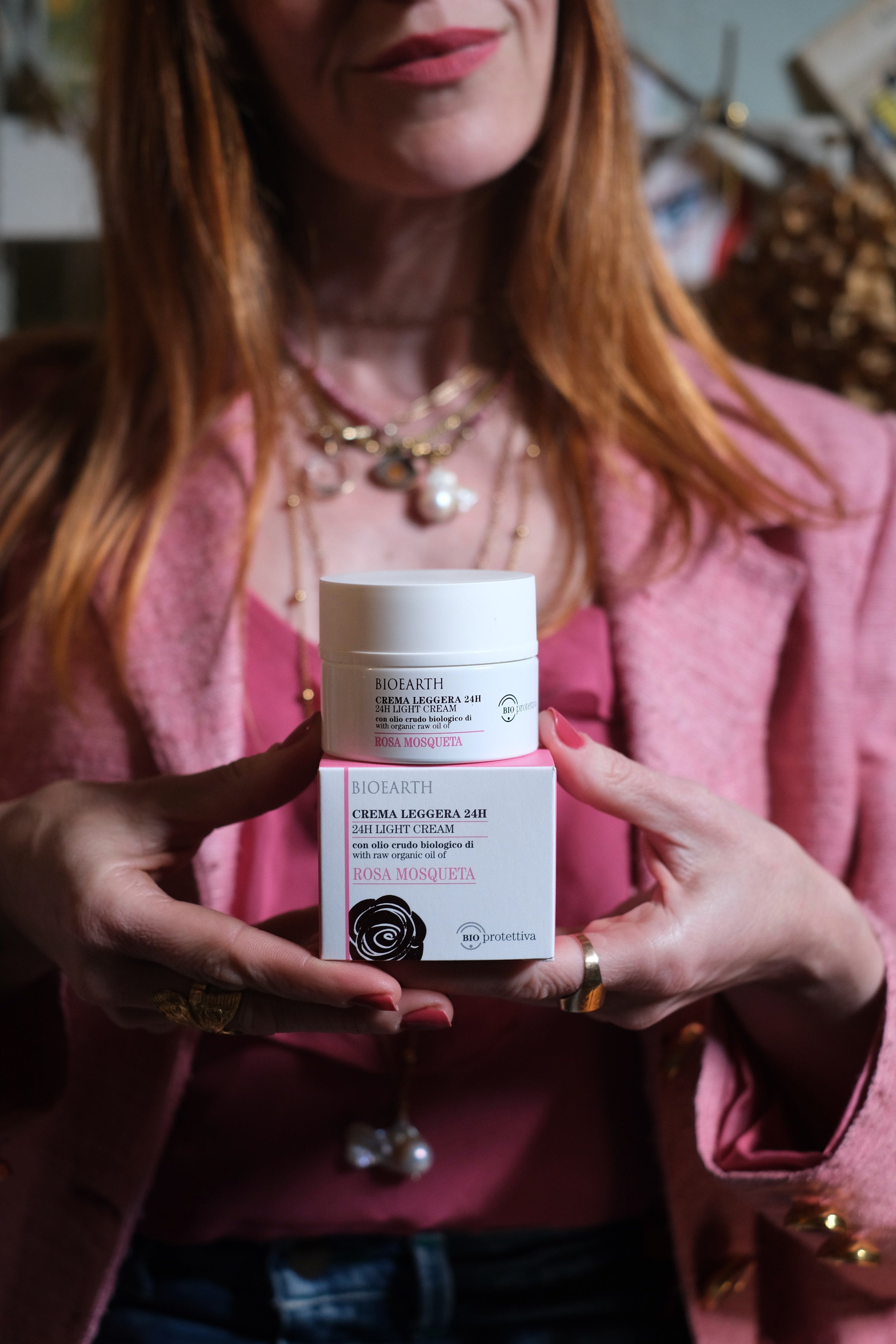 Rosa Mosqueta Crema leggera 24h