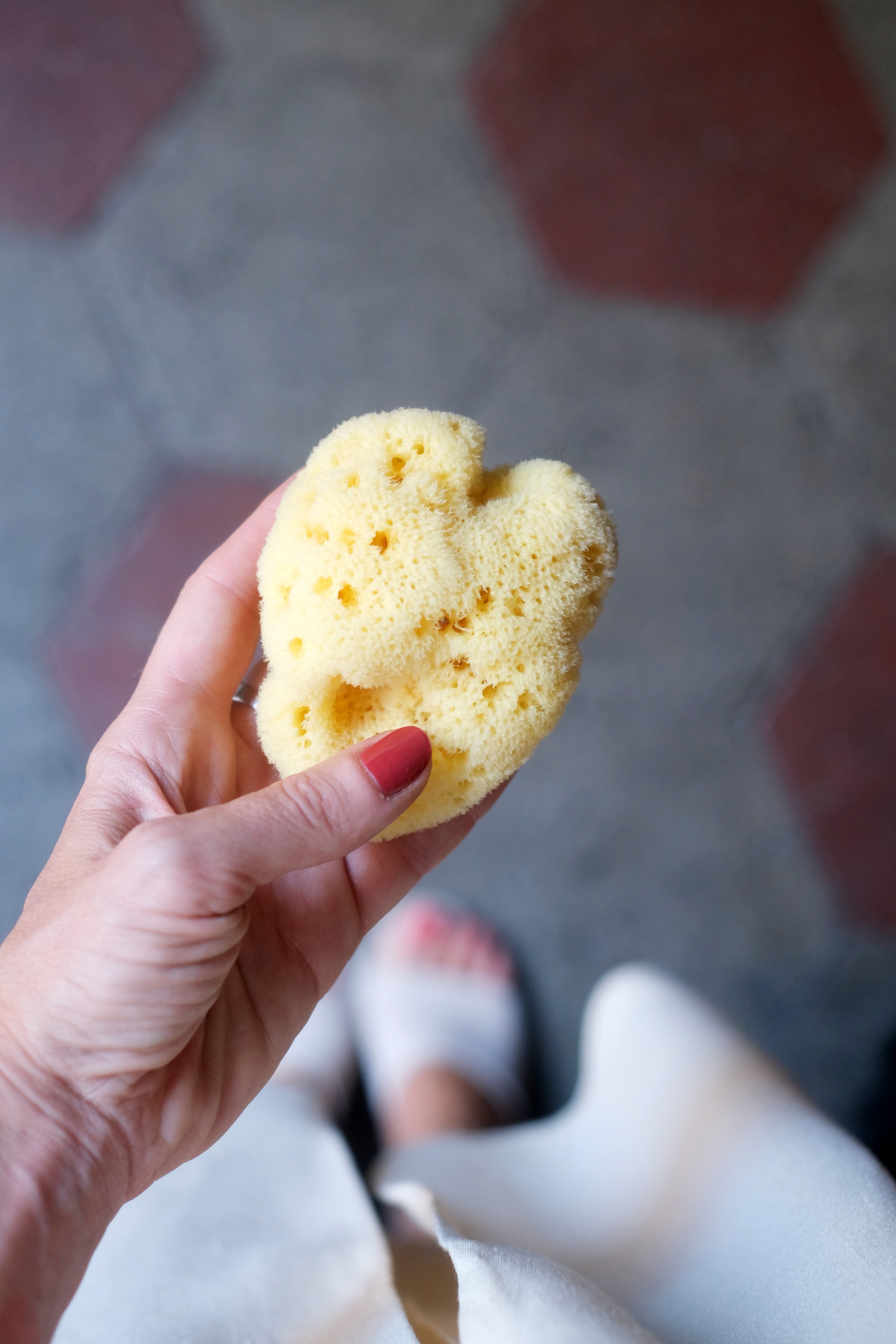 Spugna viso Fine Dama Sbiancata