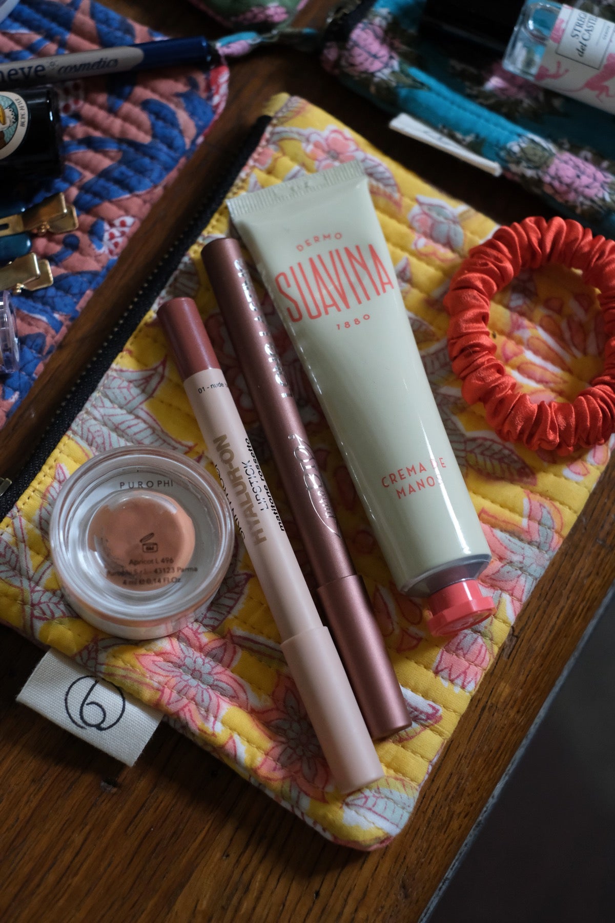 Mini Pochette giallo e salmone