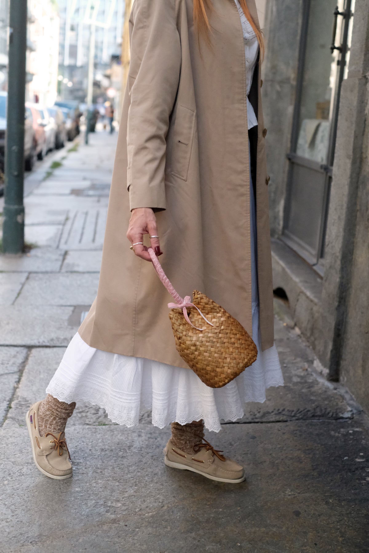Borsa Panier Ribbons Velluto
