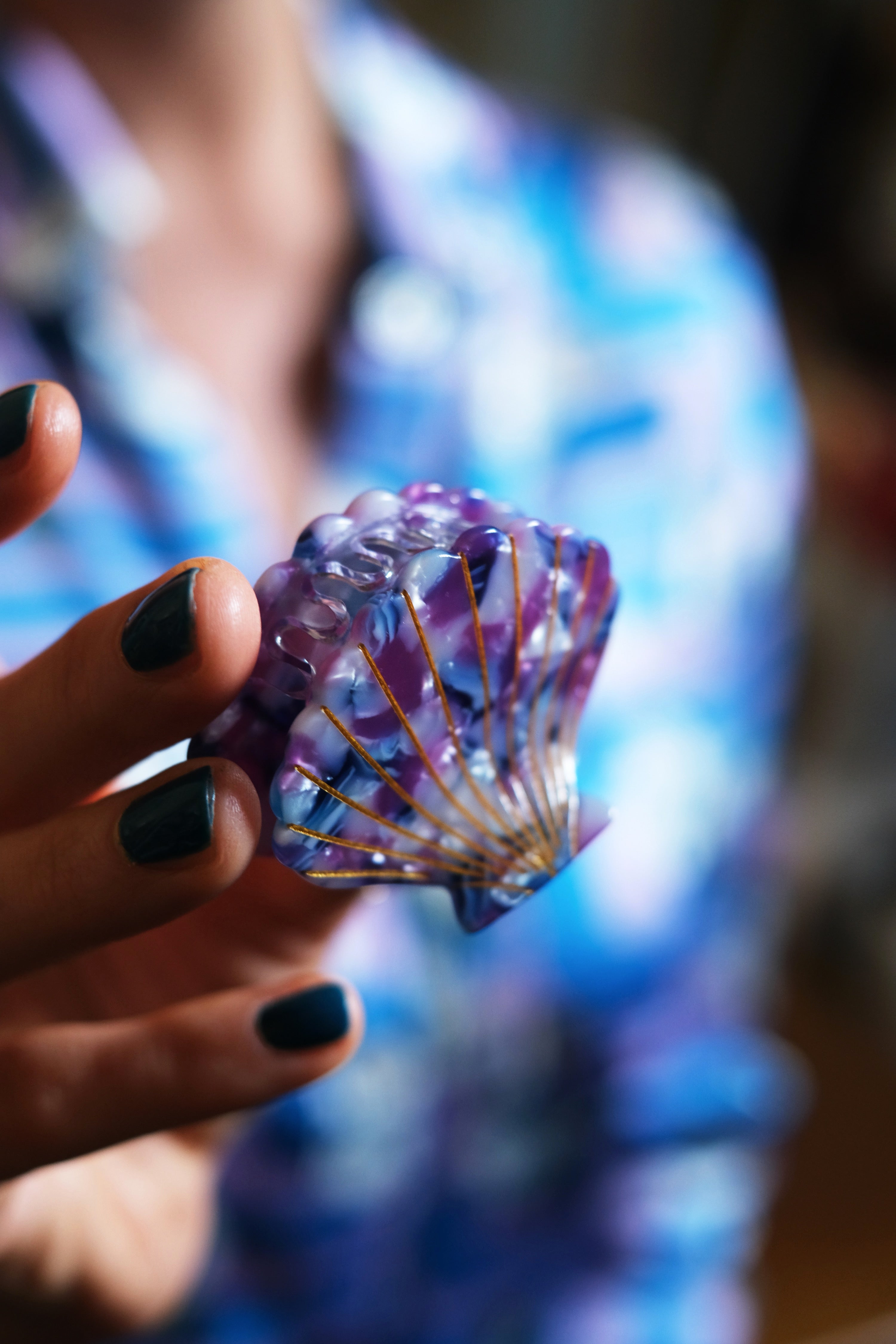 Pinza capelli Mermaid Violet