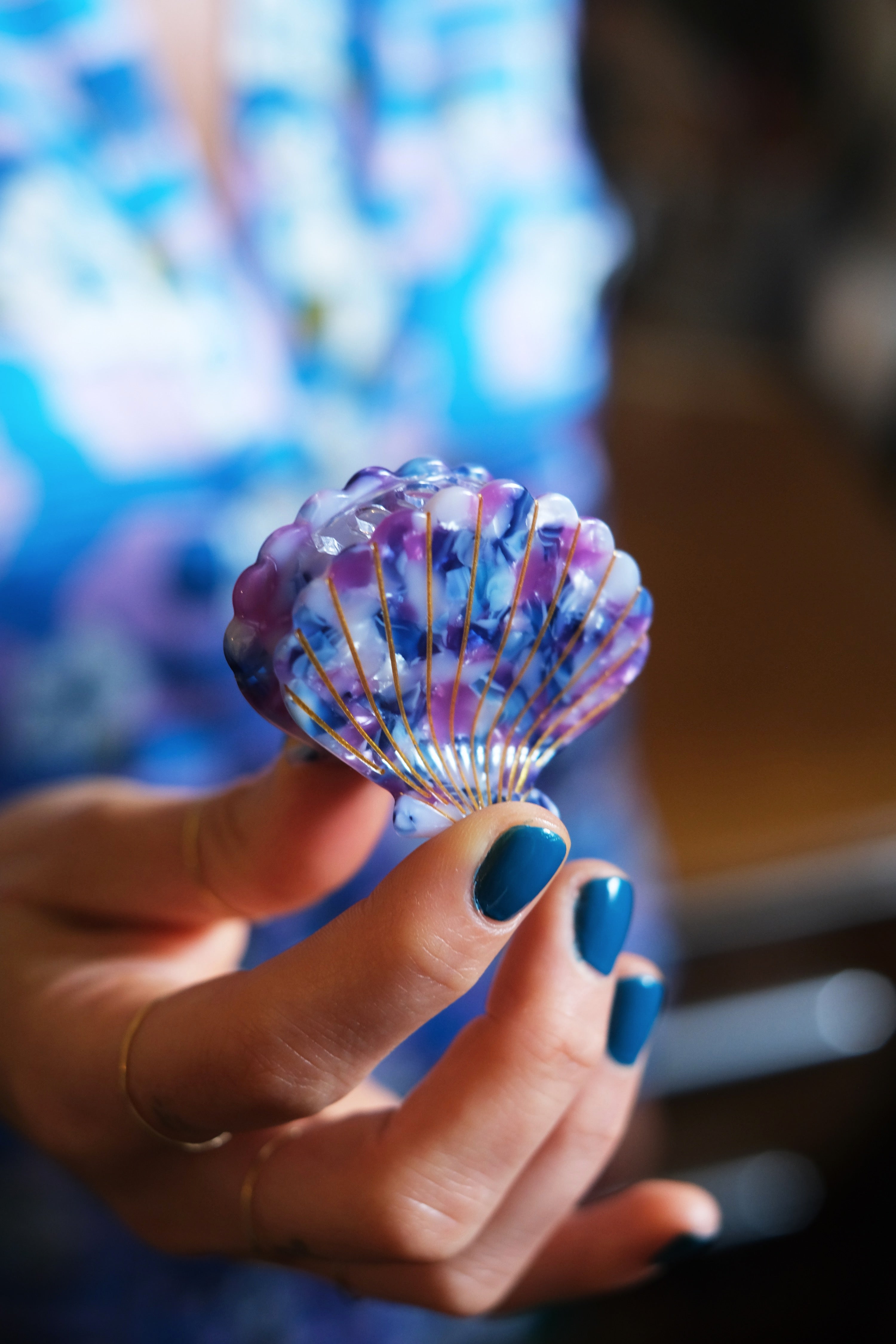 Pinza capelli Mermaid Violet