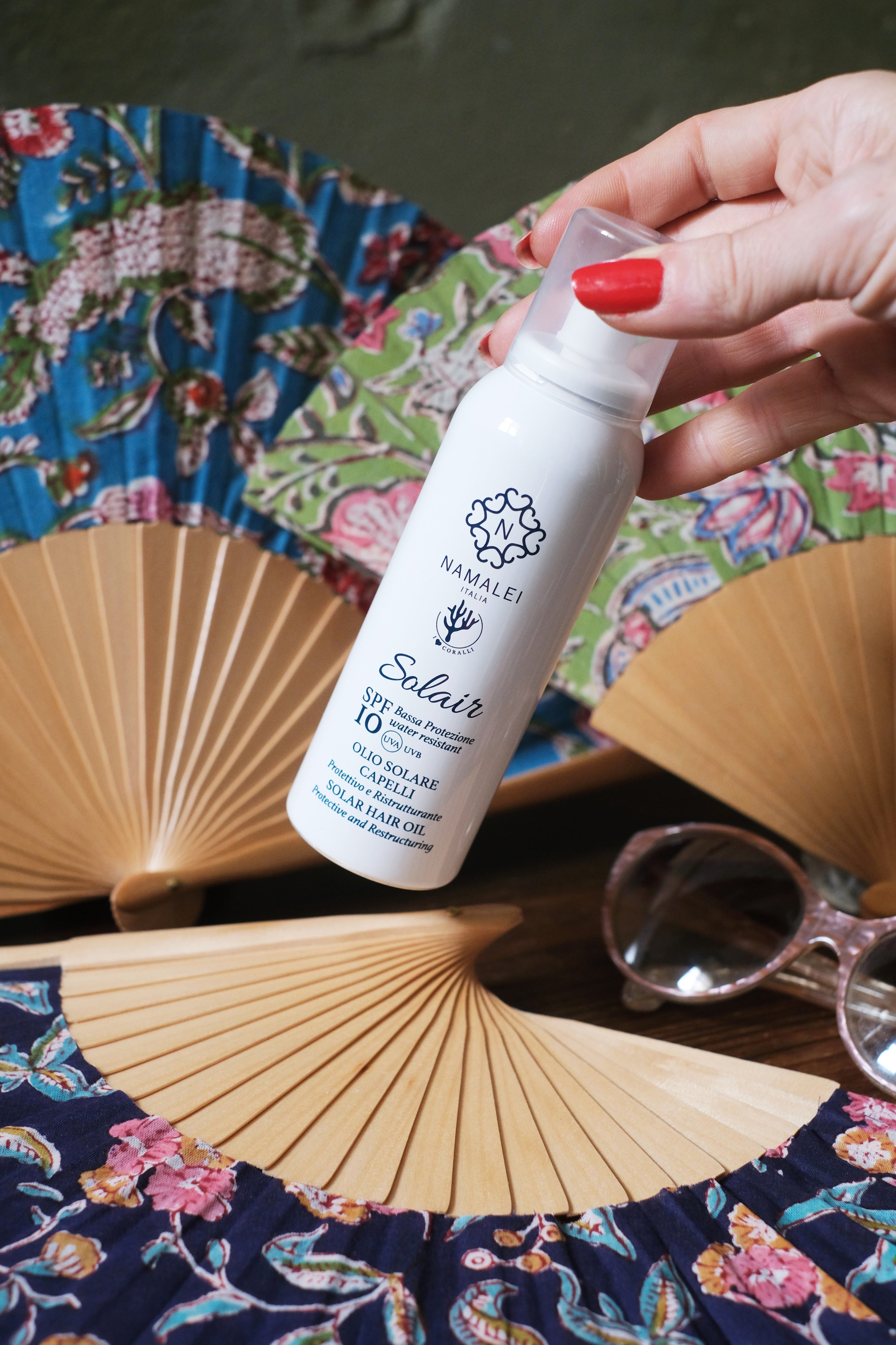 OLIO SOLARE CAPELLI PROTETTIVO E RISTRUTTURANTE SPF 10