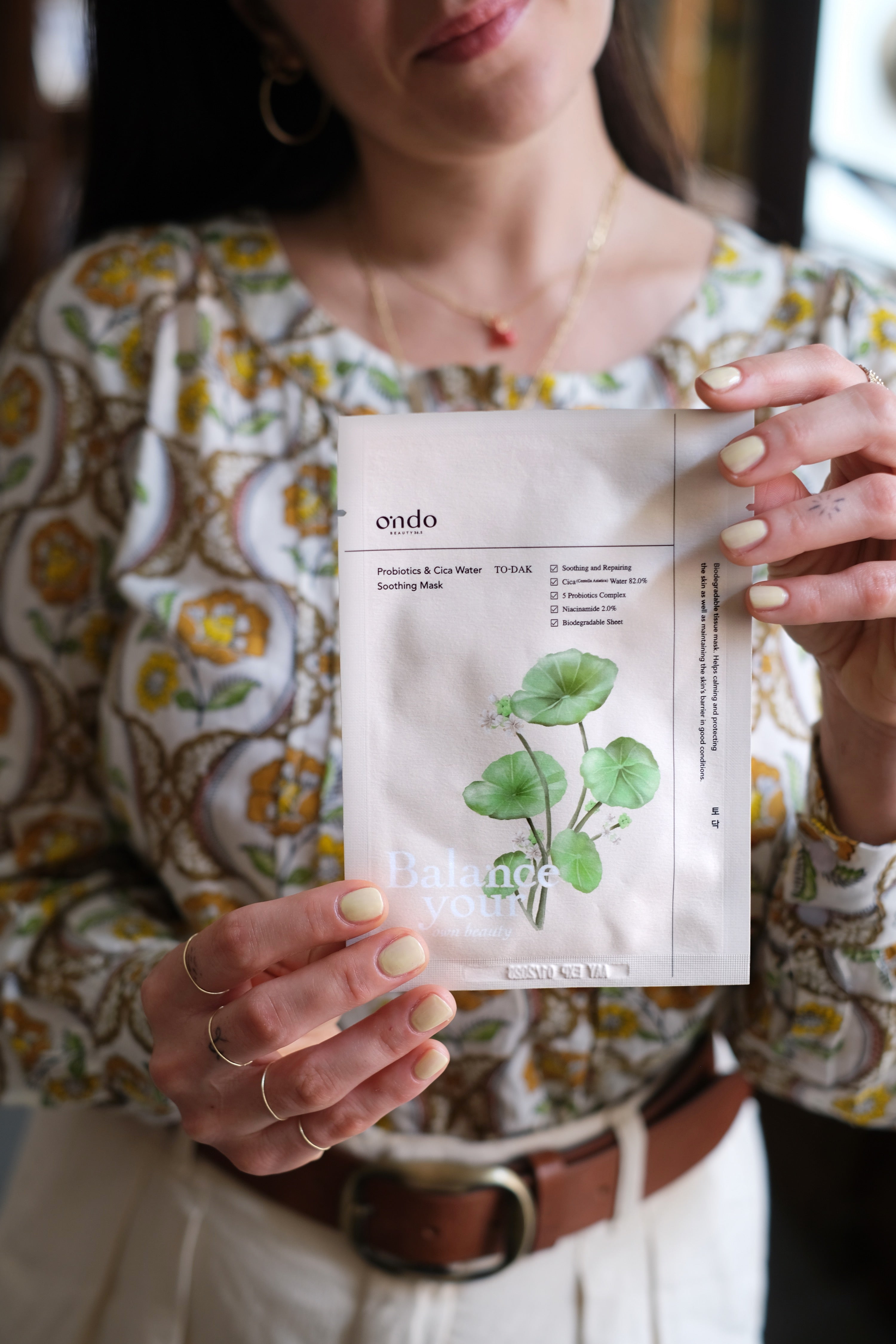 Probiotics & Cica Water Soothing Mask