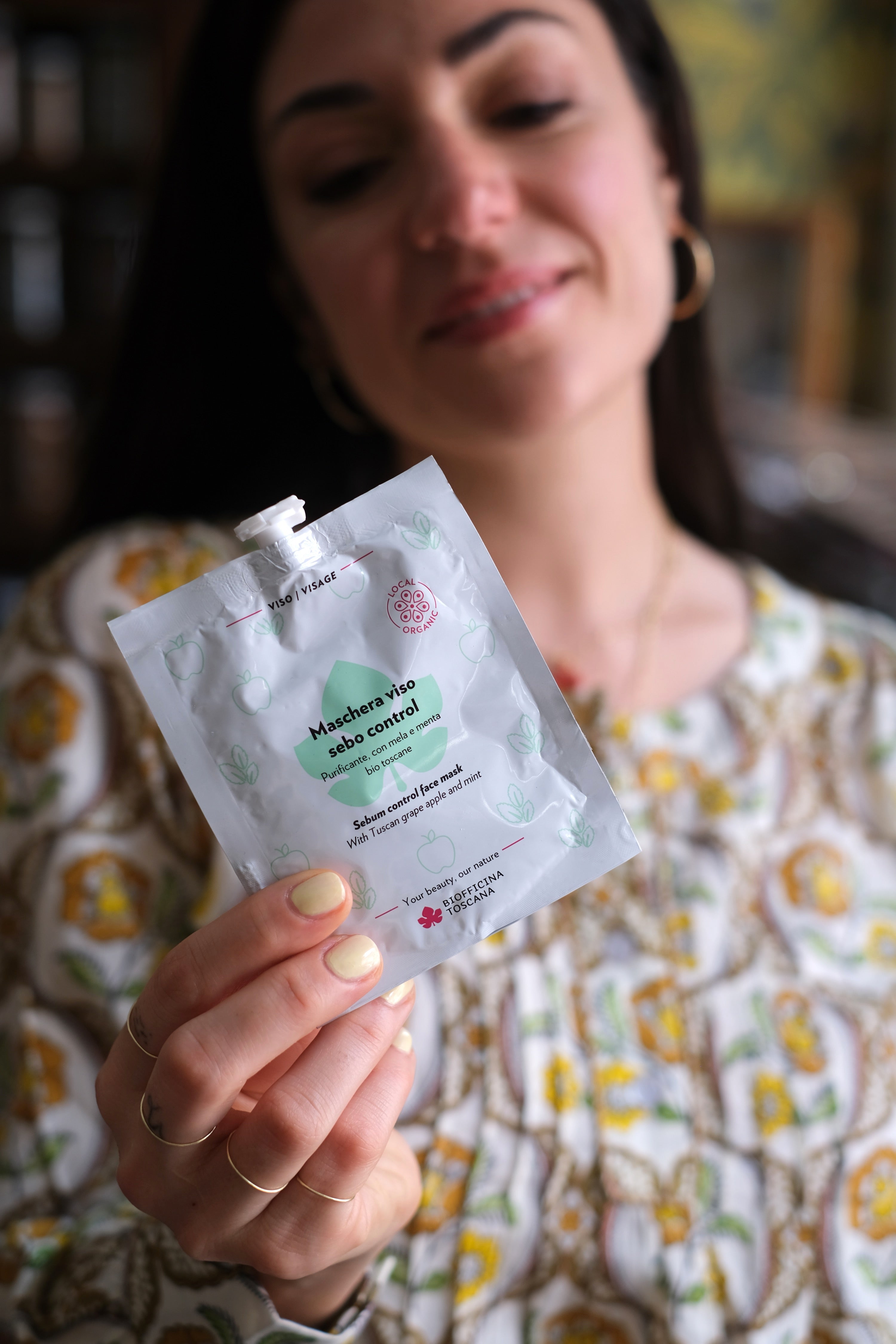 Maschera viso sebo control