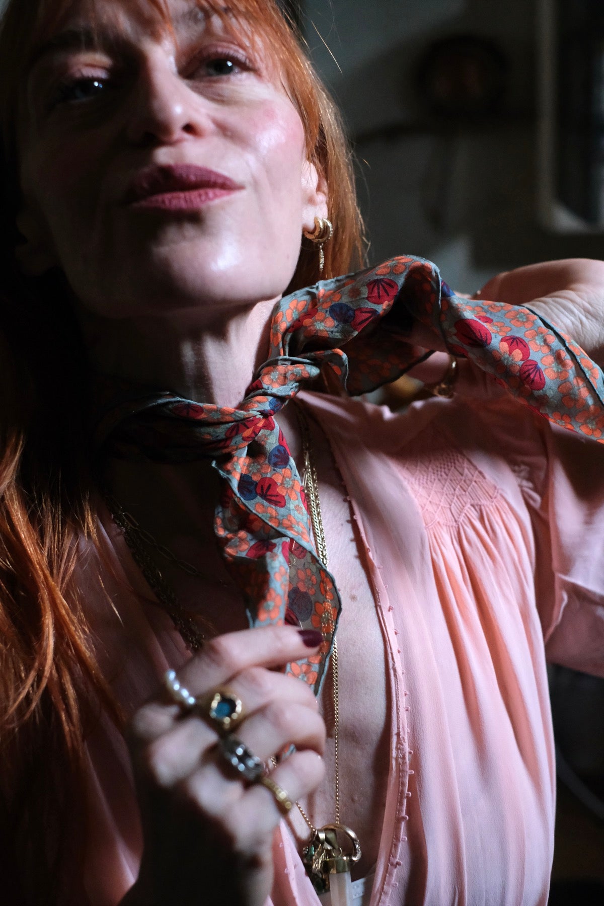 Foulard Mini Capucine verde menta