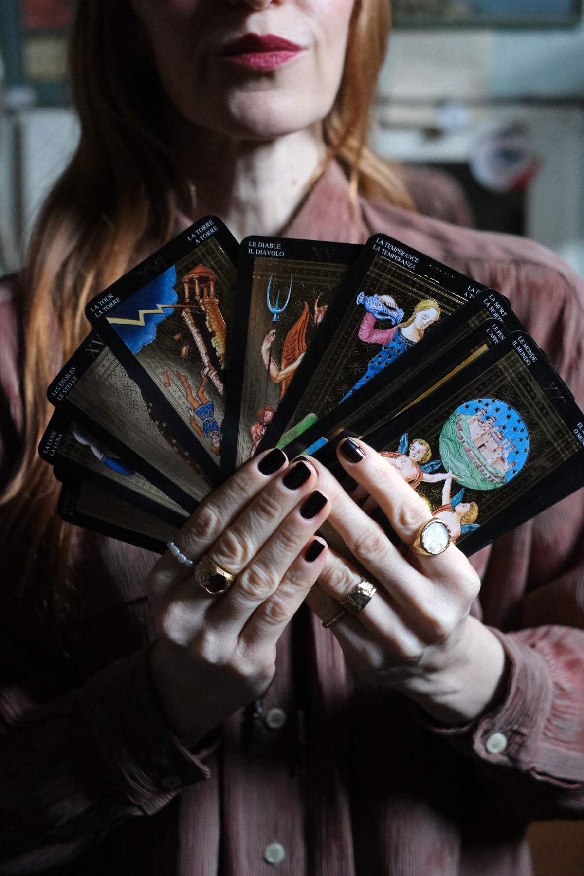 Golden Visconti Tarot - Grand Trumps