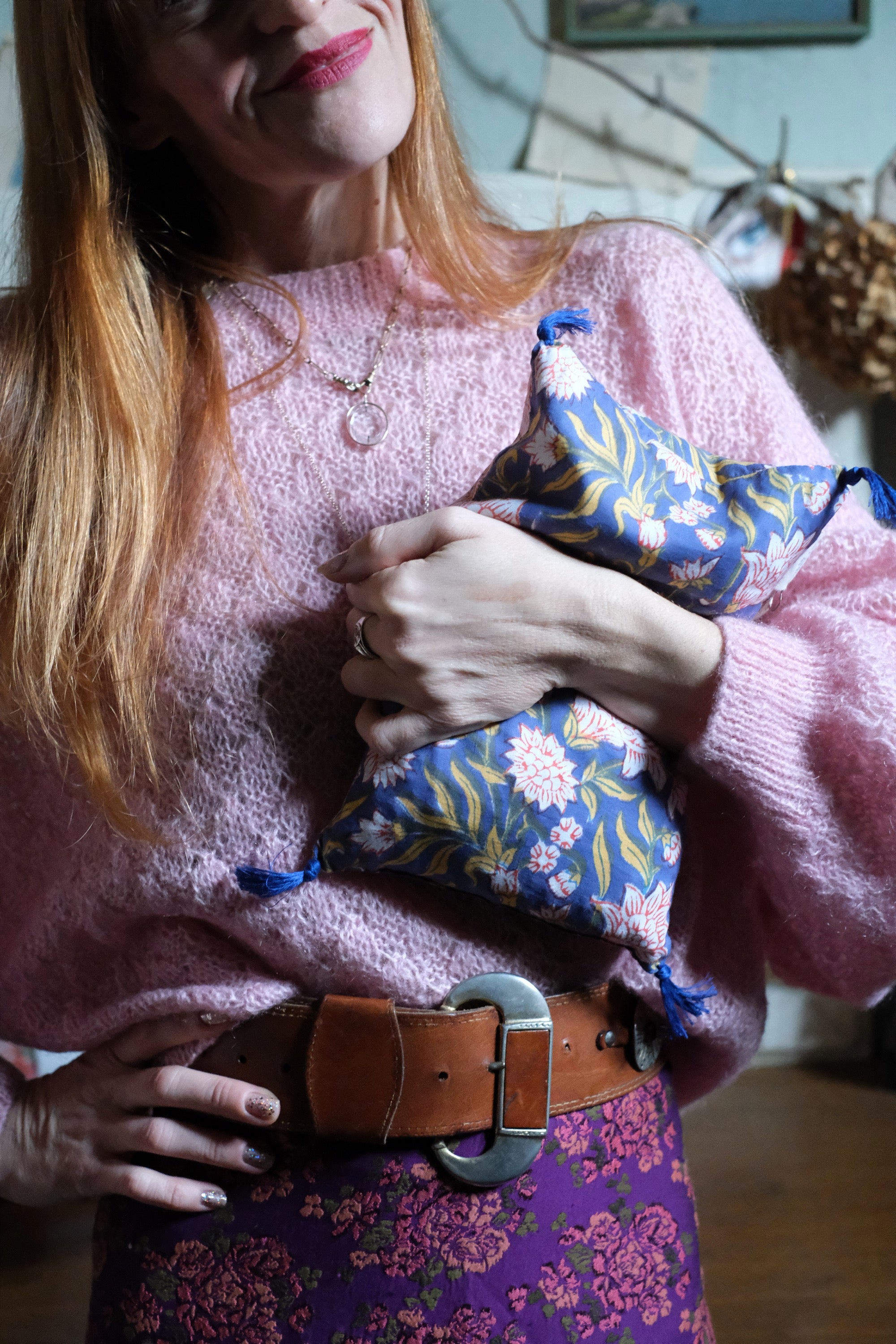 Cuscino con Noccioli di Ciliegio Marta