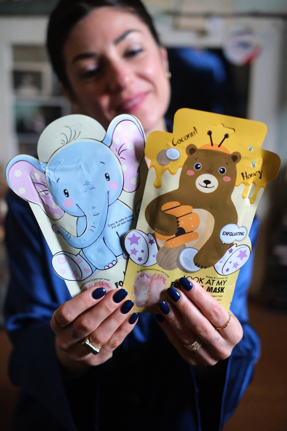 Look At Me Look At My Foot Relax Mask Elephant