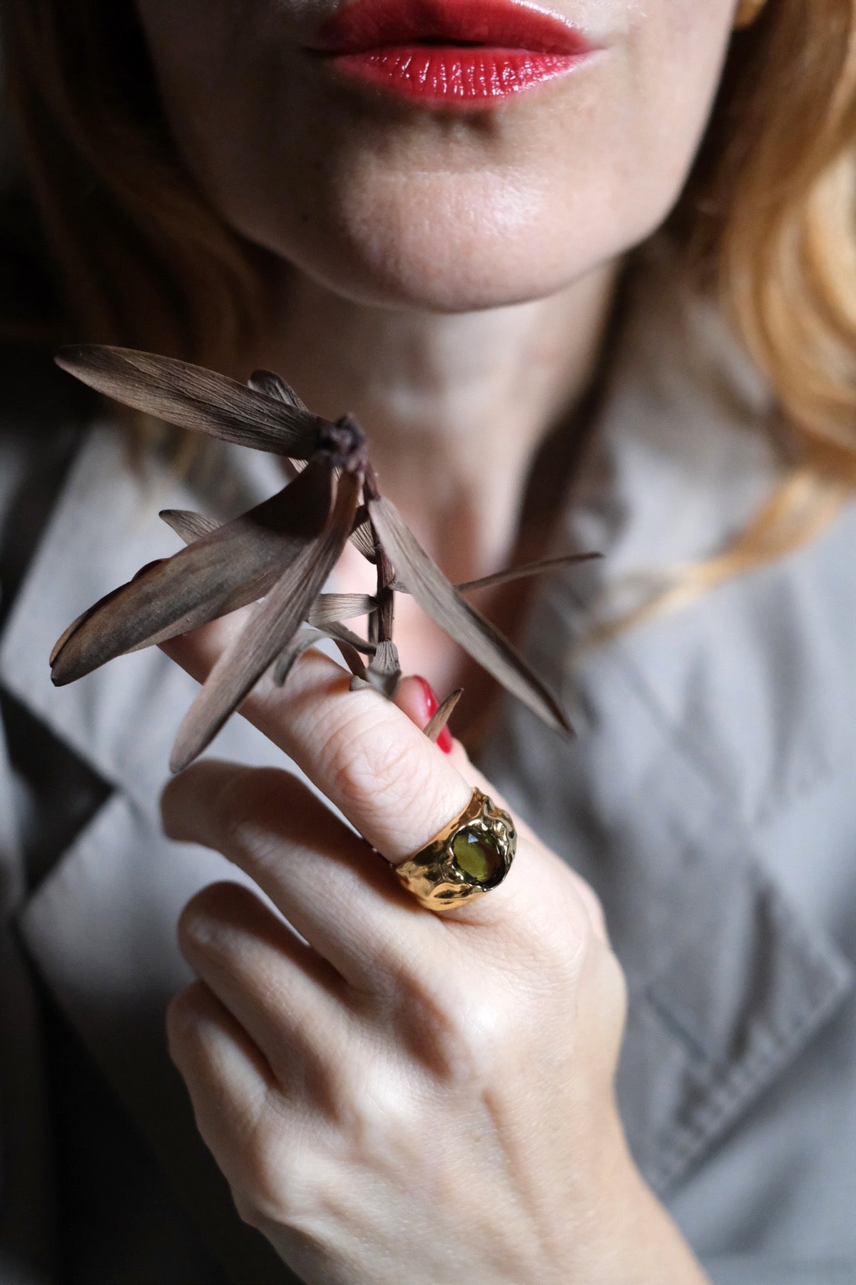 ANELLO CARMEN VERDE SCURO NUOVO