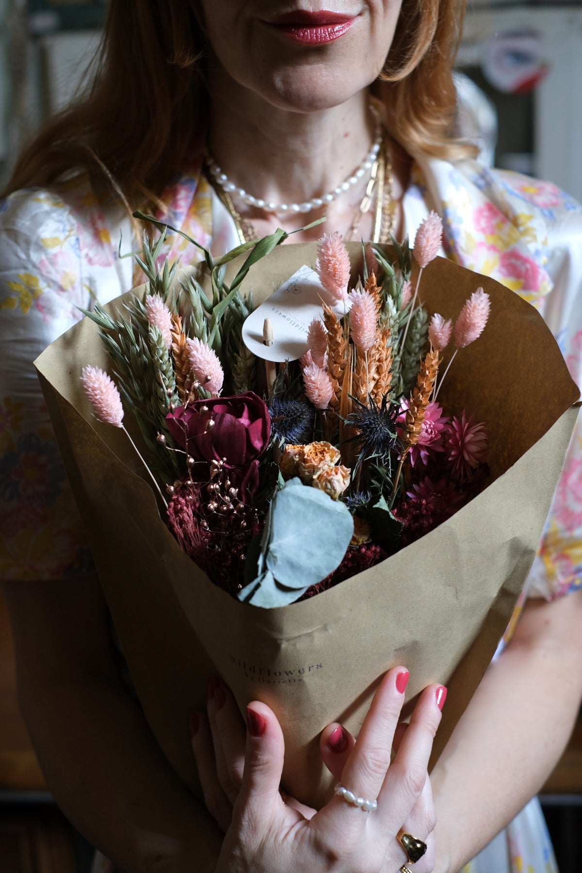 Flower Market extra large Burgundy Rose