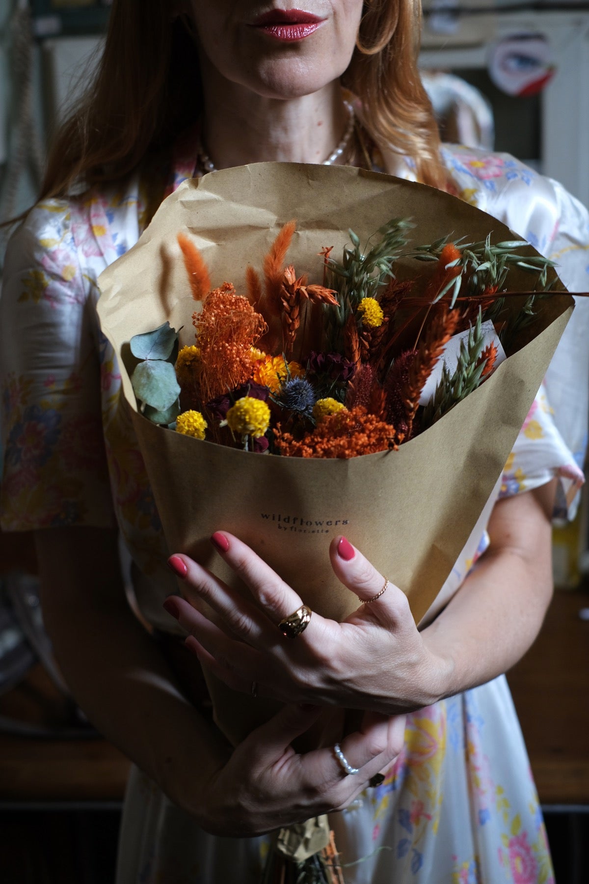 Flower Market extra large tramonto