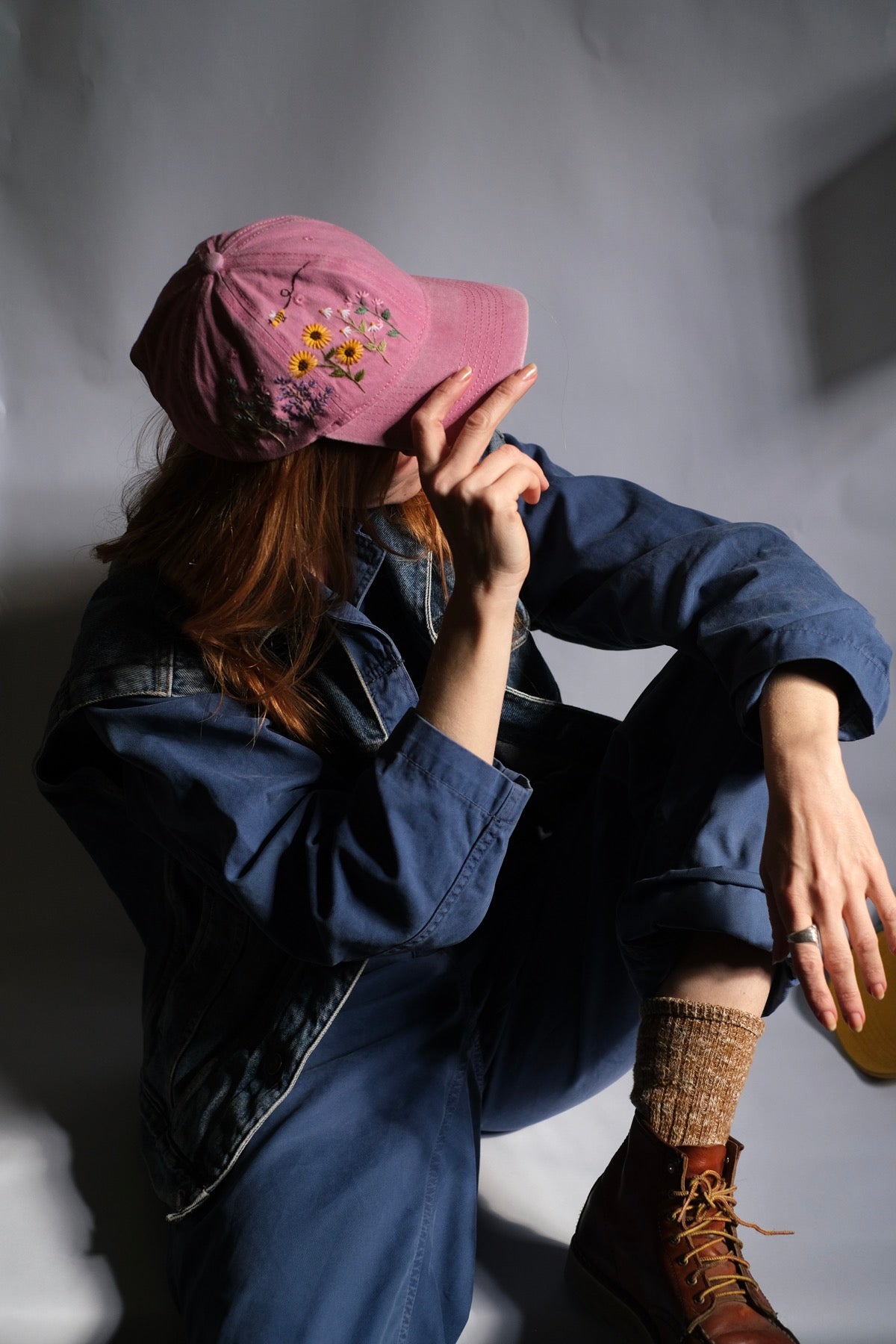 Cappellino da baseball girasoli