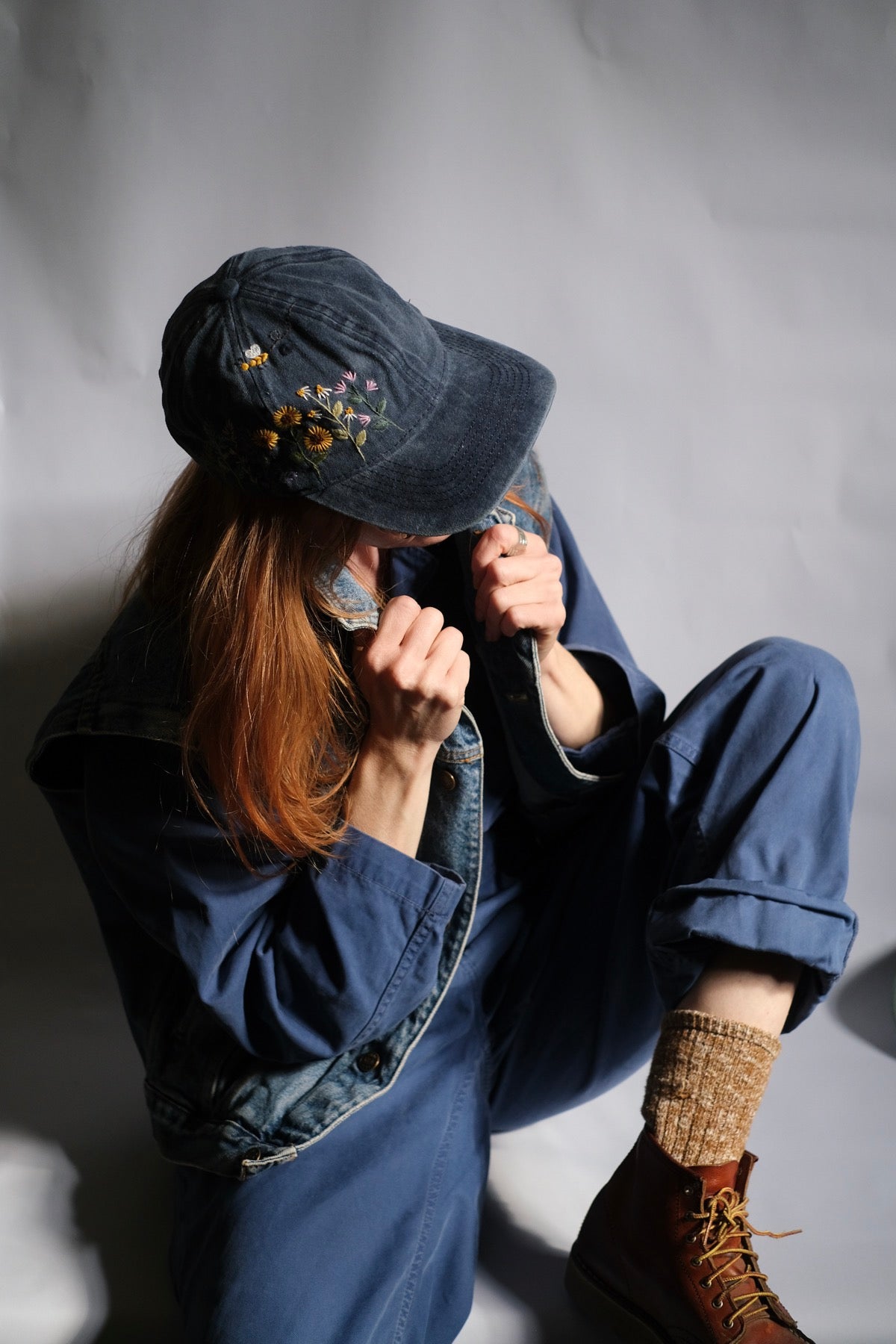 Cappellino da baseball girasoli