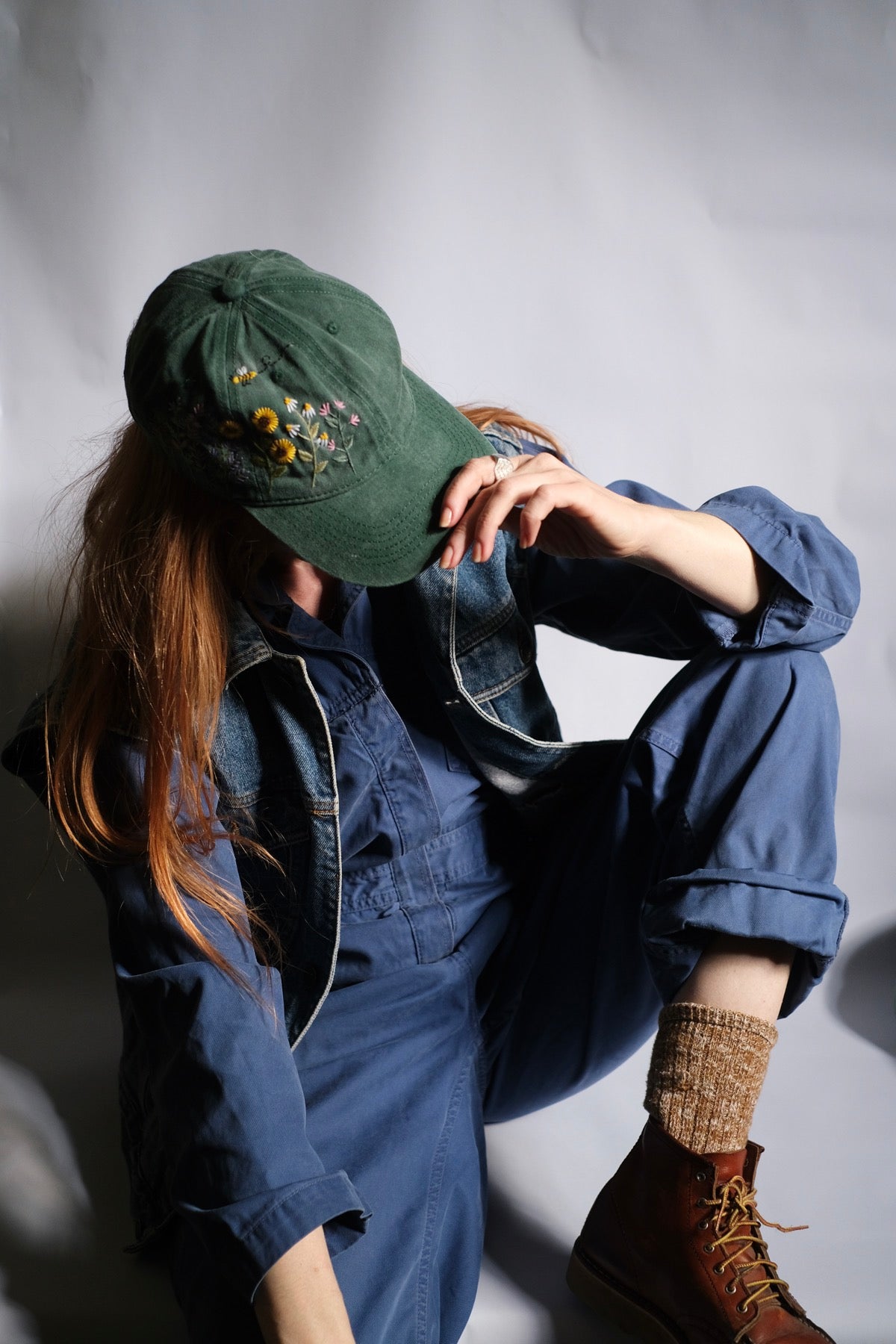 Cappellino da baseball girasoli